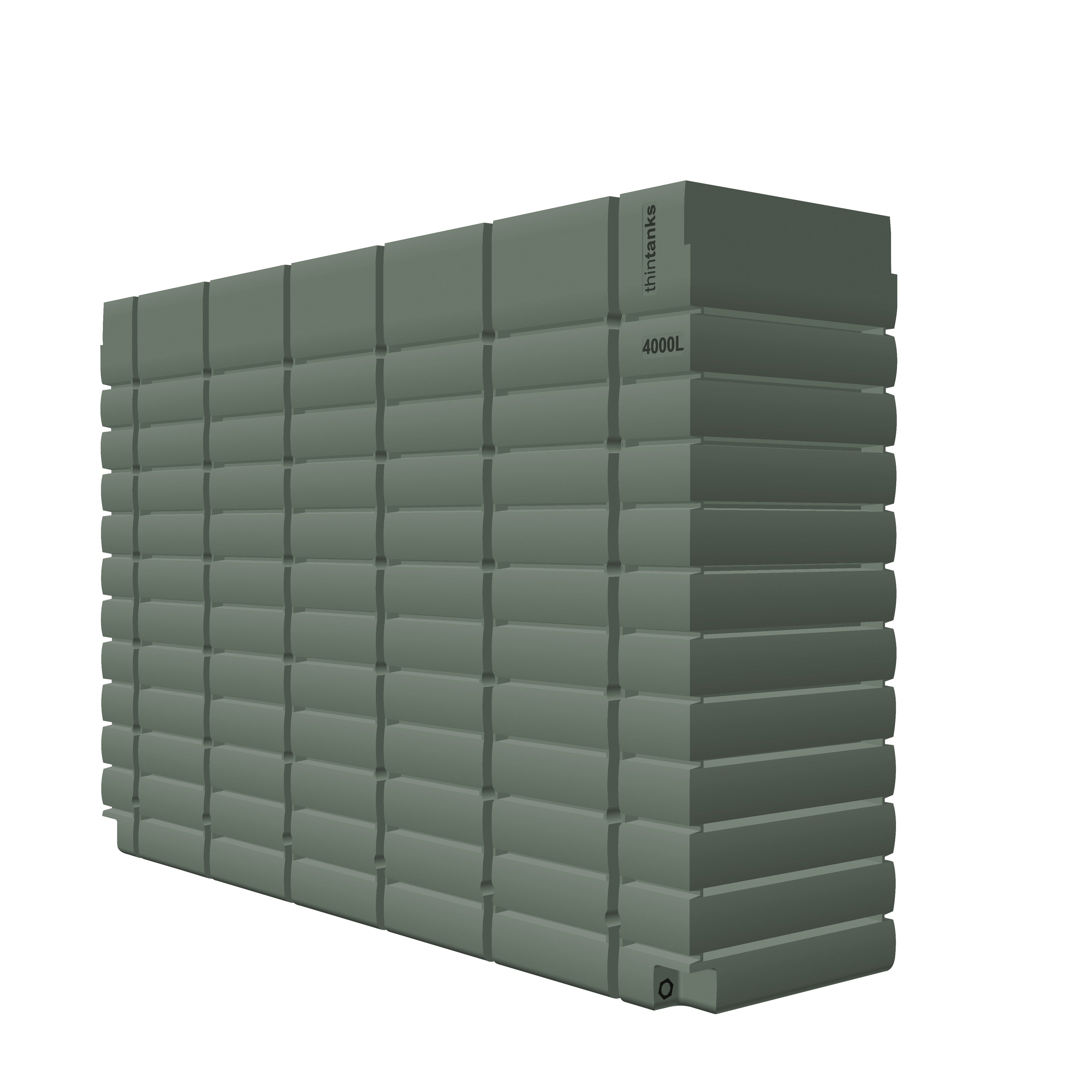 4000L Thin Water Storage Tank - Portable & Lightweight for Camping, Emergency, RV & Outdoor Use