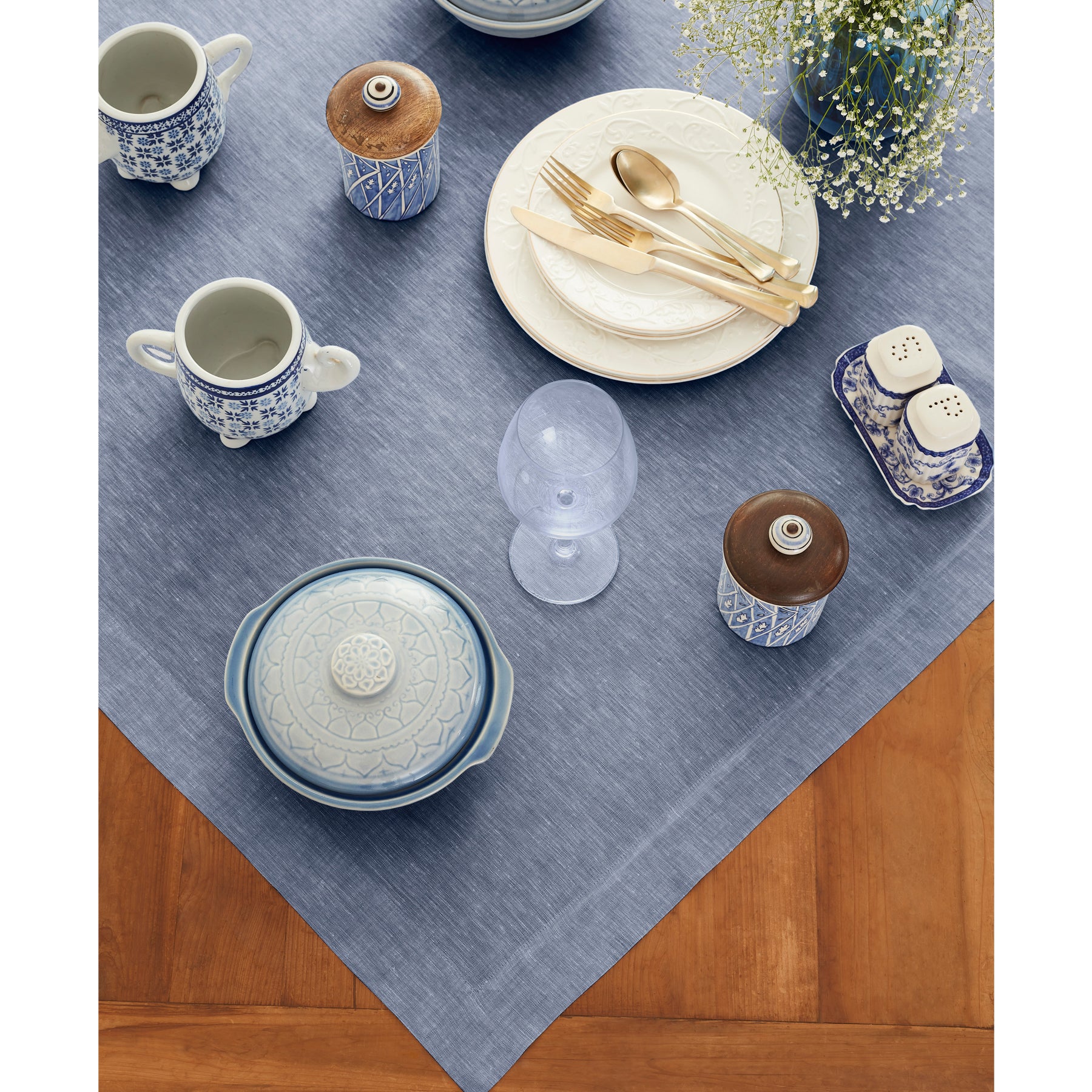 Athena Decorative Table Throw Blanket - Soft & Stylish Home Decor for Sofa, Bed, or Couch - Perfect for Living Room, Bedroom, and Cozy Indoor Use