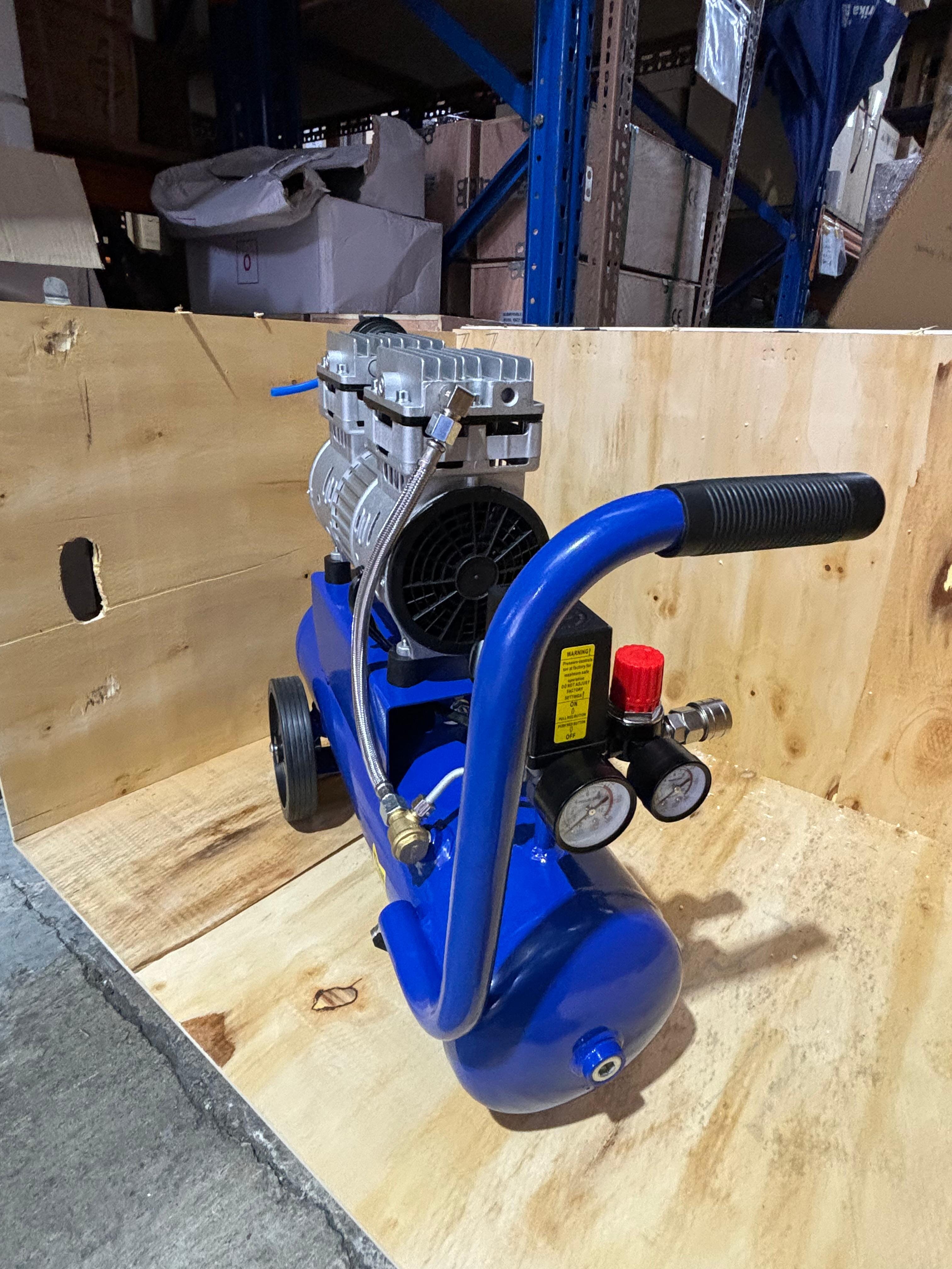 1.5HP 12L Oil-Free Silent Air Compressor by Aiko | Model GDG12 - Perfect for Home DIY, Woodworking, and Inflating Tires