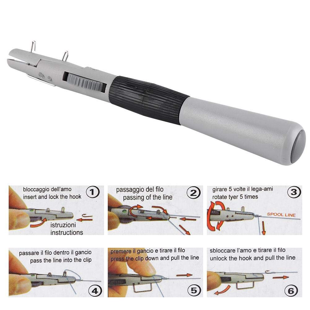 **Premium Fishing Line Tie Tool - Easy Knot Tying Loop for Single & Double Hooks | Ideal for Anglers & Fishing Enthusiasts | Perfect for Freshwater & Saltwater Fishing**