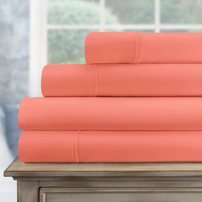 Premium 100% Egyptian Cotton 700 Thread Count Sheet Set - Breathable, Hypoallergenic & Eco-Friendly Bedding for Luxurious Comfort - Perfect for Master Bedroom, Guest Room & Hotel Use