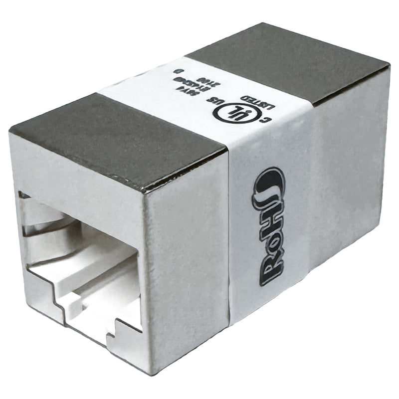 CAT6 RJ45 Shielded Ethernet Coupler - High Speed Network Connector for Home Office, Gaming & Data Center Use