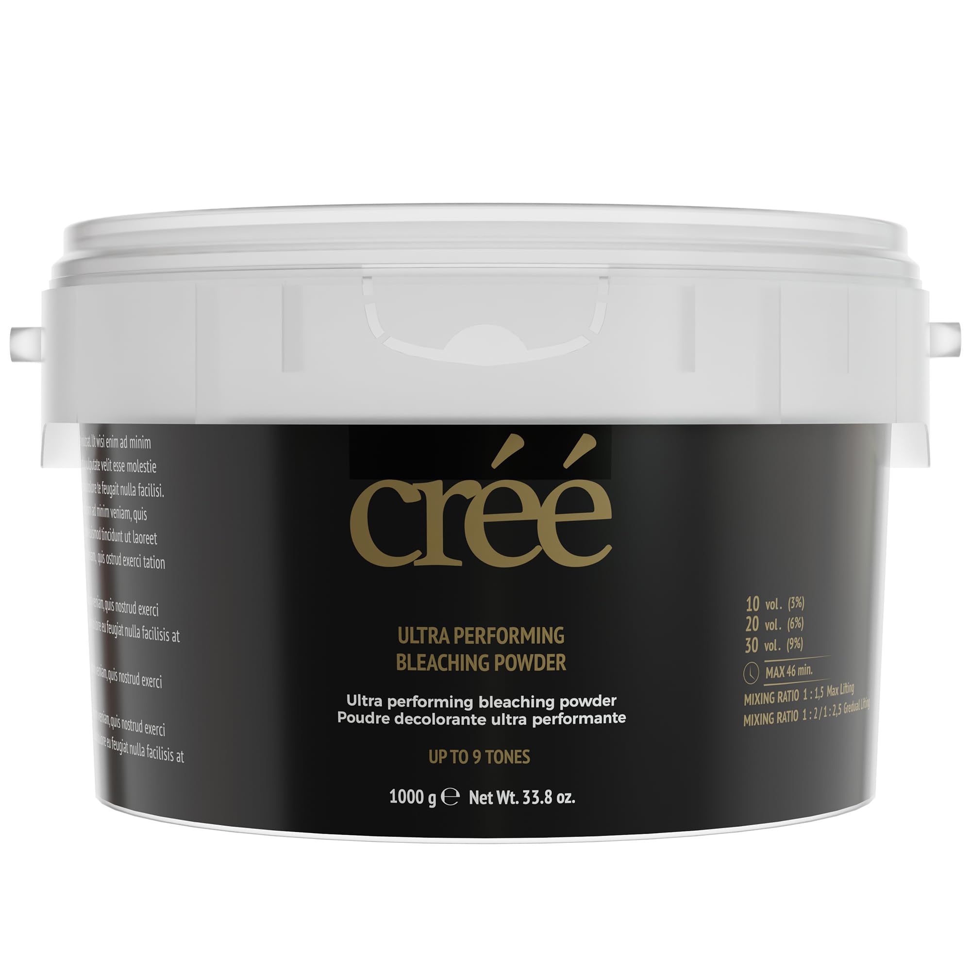 Cree Professional Ultra Performing Teeth Whitening Powder (1000g) - Brighten Your Smile for Special Occasions & Daily Confidence