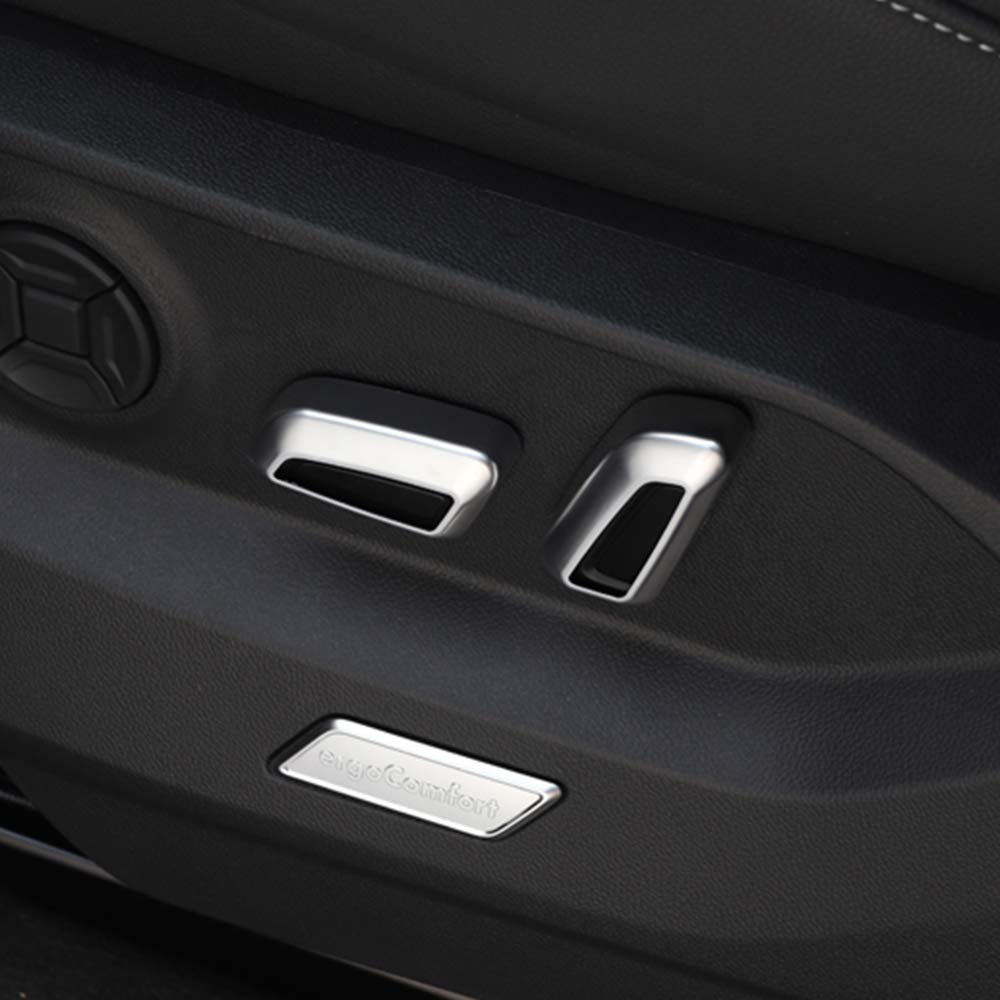 ABS Seat Button Cover for Touareg 2011-2022 - 4pcs Set Car Interior Protector - Perfect for Car Styling & Protection