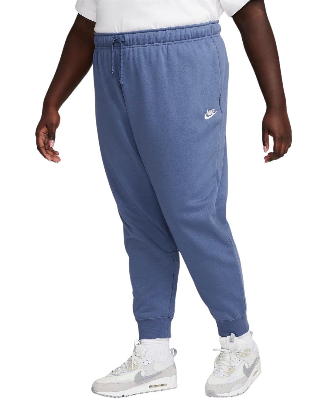 Nike Sportswear Club Fleece Women's Mid-Rise Jogger Pants - Plus Size, Standard Fit - Comfortable Lounge & Workout Pants for Casual Wear & Running