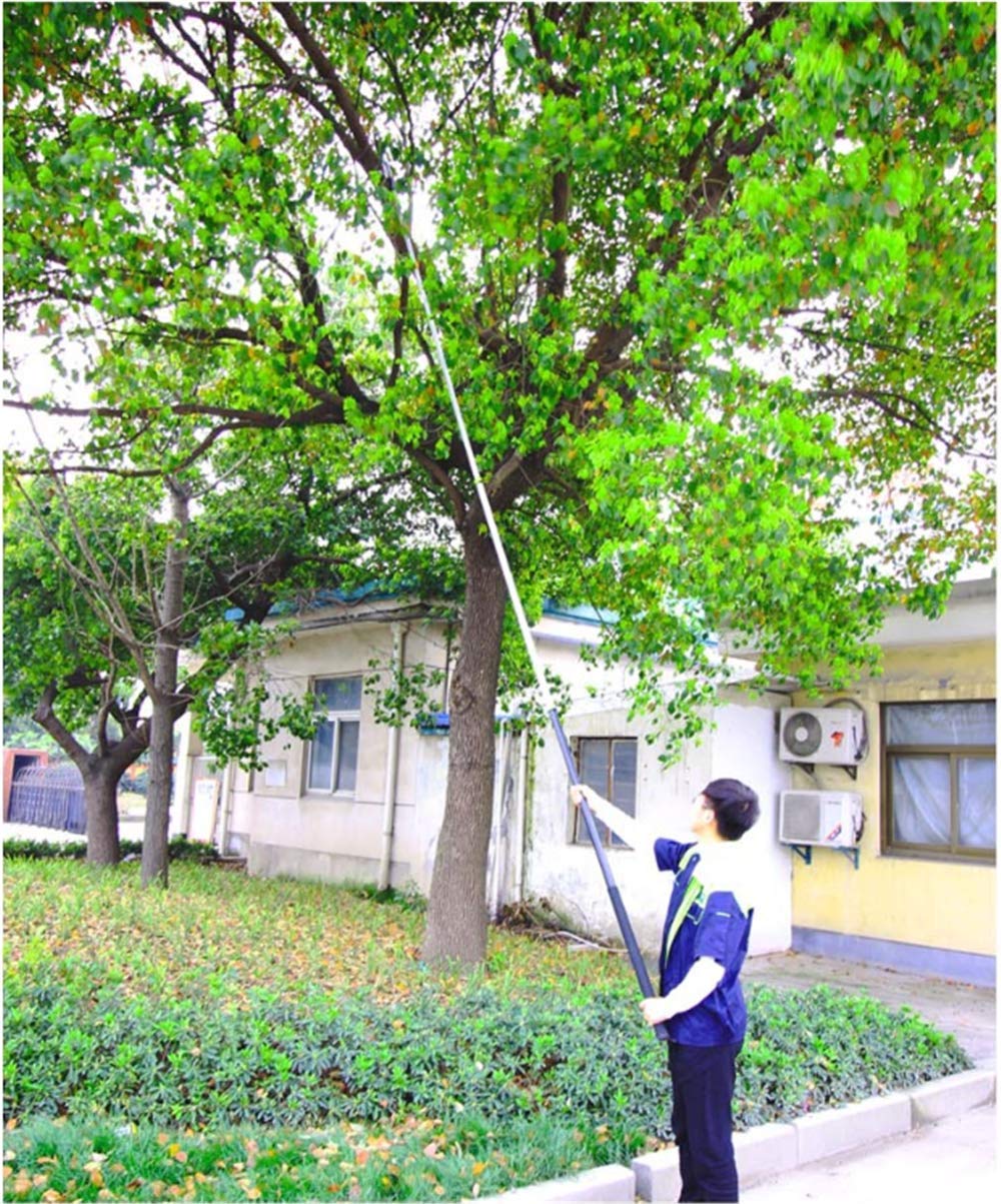 20 Ft Extendable Telescopic Pole Saw for Tree Trimming & Pruning - Lightweight Landscaping Pole Saw with Adjustable Length for Cutting High Branches & Leaves - Perfect for Garden, Yard & Outdoor Maintenance