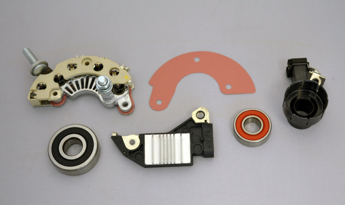 7060 24V Offshore Kit (6 Series) - Includes Bearings, Brushes, Regulator/Rectifier Assemblies - Perfect for Marine & Boat Engine Maintenance