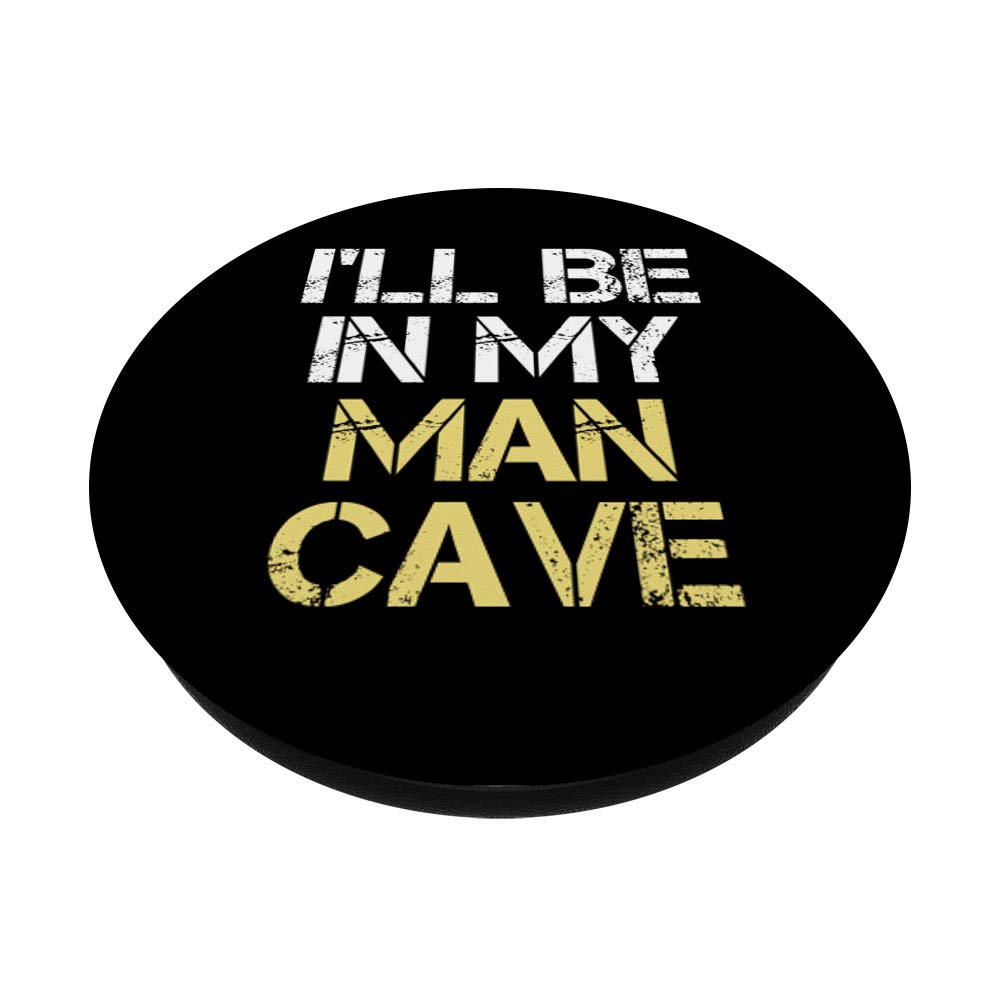 Man Cave PopSockets Swappable PopGrip - Custom Phone Grip & Stand for iPhone & Android - Perfect for Gaming, Work & Home Office Decor