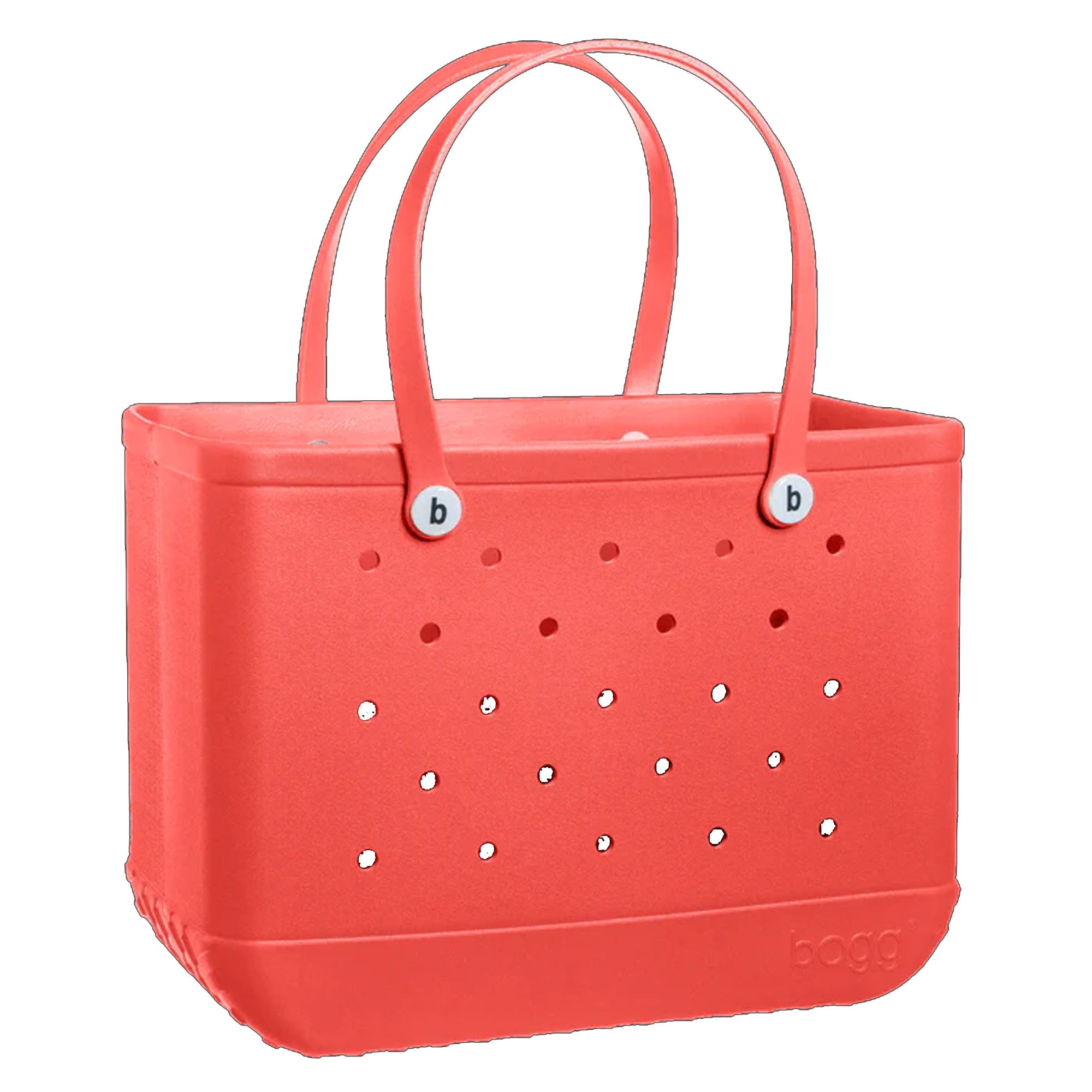 Original Bogg Bag Large Beach Tote - Waterproof, Sandproof, Durable Coral Beach Bag for Women | Perfect for Pool, Beach Vacations & Summer Outings
