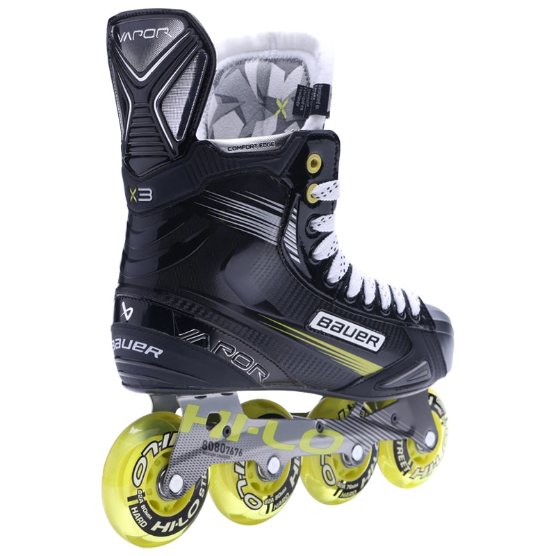 Bauer Vapor X3 Senior Inline Hockey Skates - High-Performance Roller Skates for Men & Women - Perfect for Competitive Play & Outdoor Rink Training