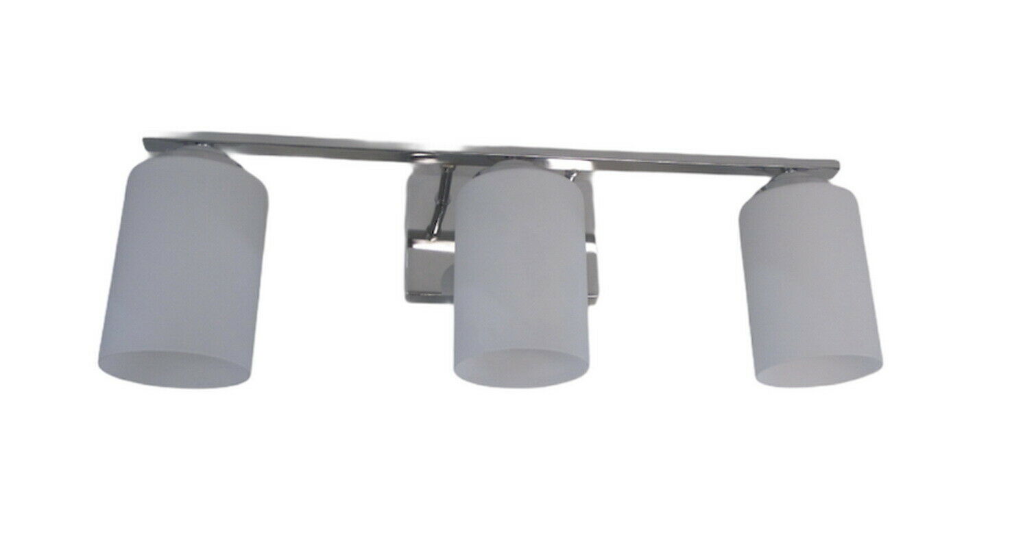 Trans Globe Lighting PL 470523PC LED Mod Pod 3-Light Bathroom Wall Sconce - Polished Chrome Finish GU24 Base - Perfect for Modern Bathrooms, Powder Rooms & Spa-Style Decor