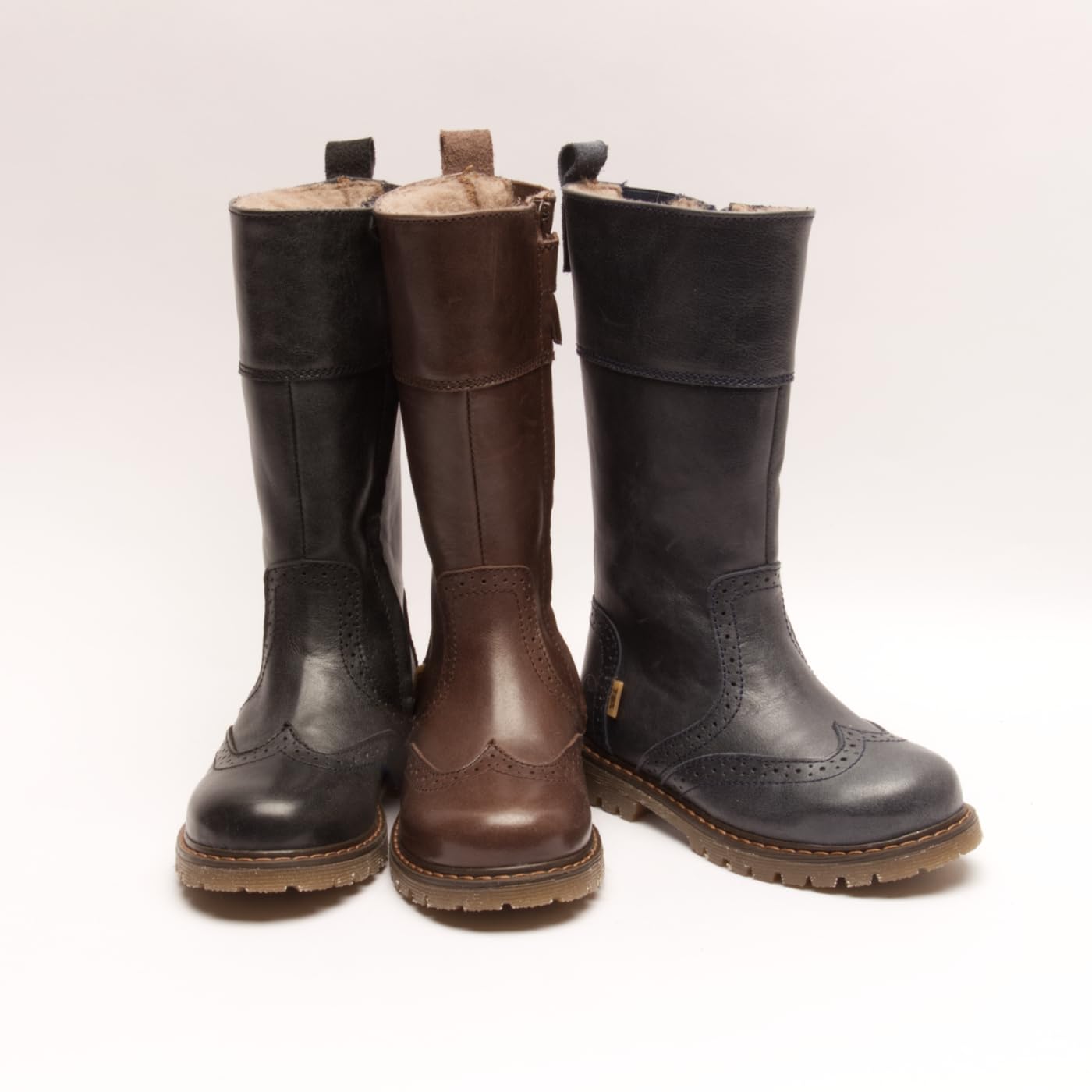 Bisgaard Women's Elin High Boots - Waterproof Leather Winter Boots for Women - Fashionable & Comfortable Ankle Boots for Cold Weather, Snow, and Outdoor Activities