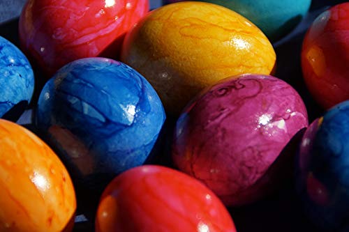 20x30 Inch Easter Bunny Easter Eggs Spring Basket Laminated Poster - Bright Colors & Vivid Imagery - Home Decor for Easter, Spring, Kids Room - Fits Standard Frames - Perfect for Wall Art, Classroom, Nursery, Party Decor
