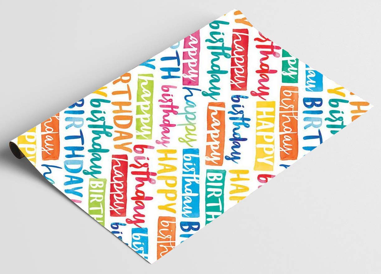 Accuprints Premium Gift Wrapping Paper - 25 Sheets Pack | 20x30 Inch Large Size | Birthday, Christmas & Party Gift Wrap | Perfect for Presents, DIY Crafts & Holiday Decorations