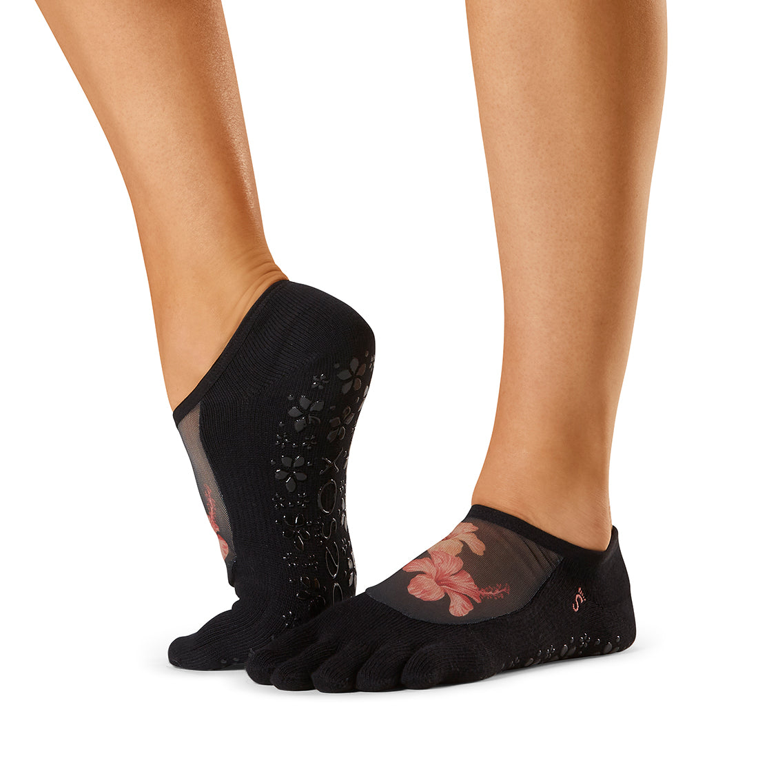 ToeSox Luna Grip Socks - Non-Slip Yoga Socks for Women & Men - Ideal for Pilates, Barre, Dance & Home Workouts