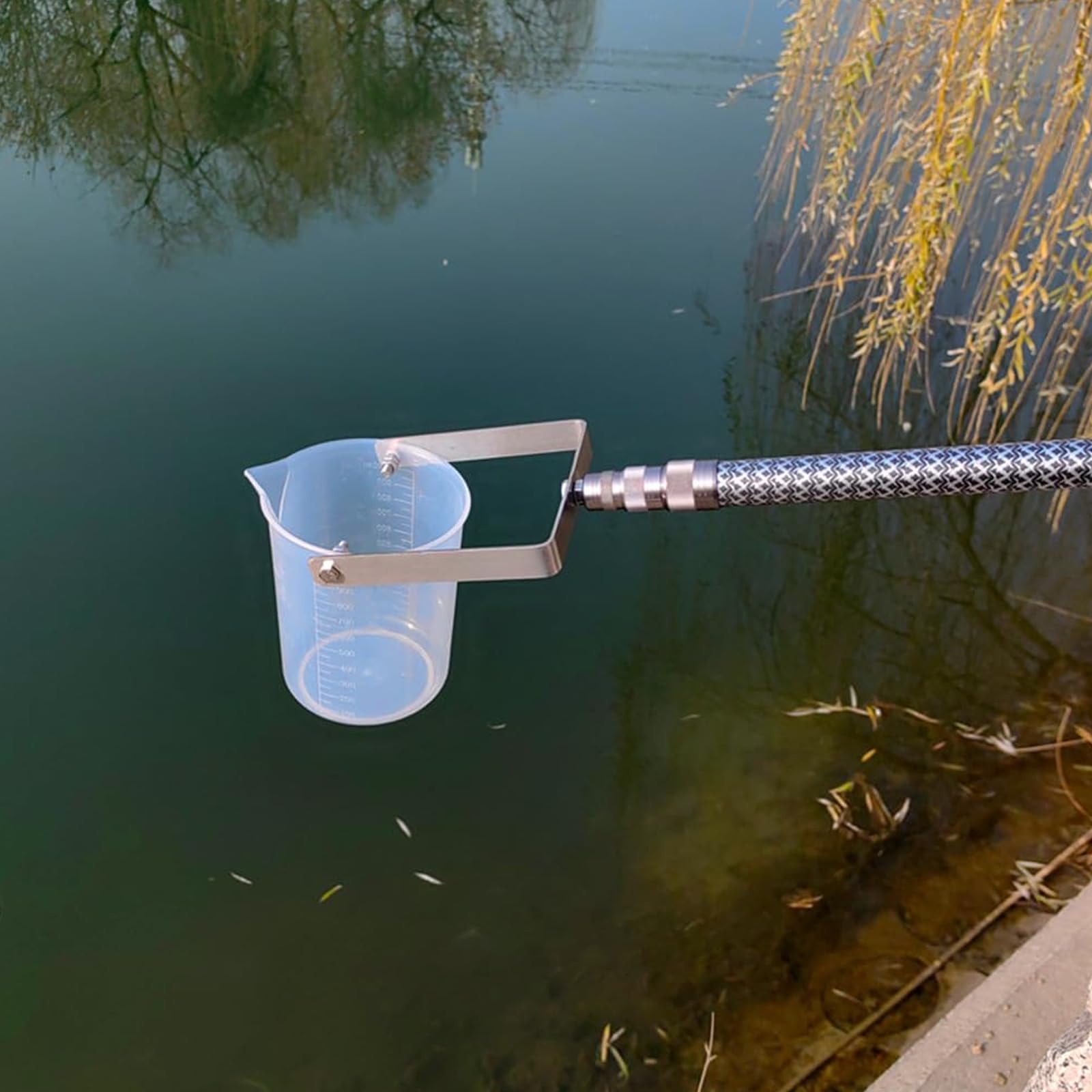 500ml Telescopic Water Sampler with Extendable Pole - Professional Water Sampling Dipper System for Environmental Monitoring & Water Quality Testing | Perfect for Lakes, Rivers, Ponds & Laboratory Sample Collection