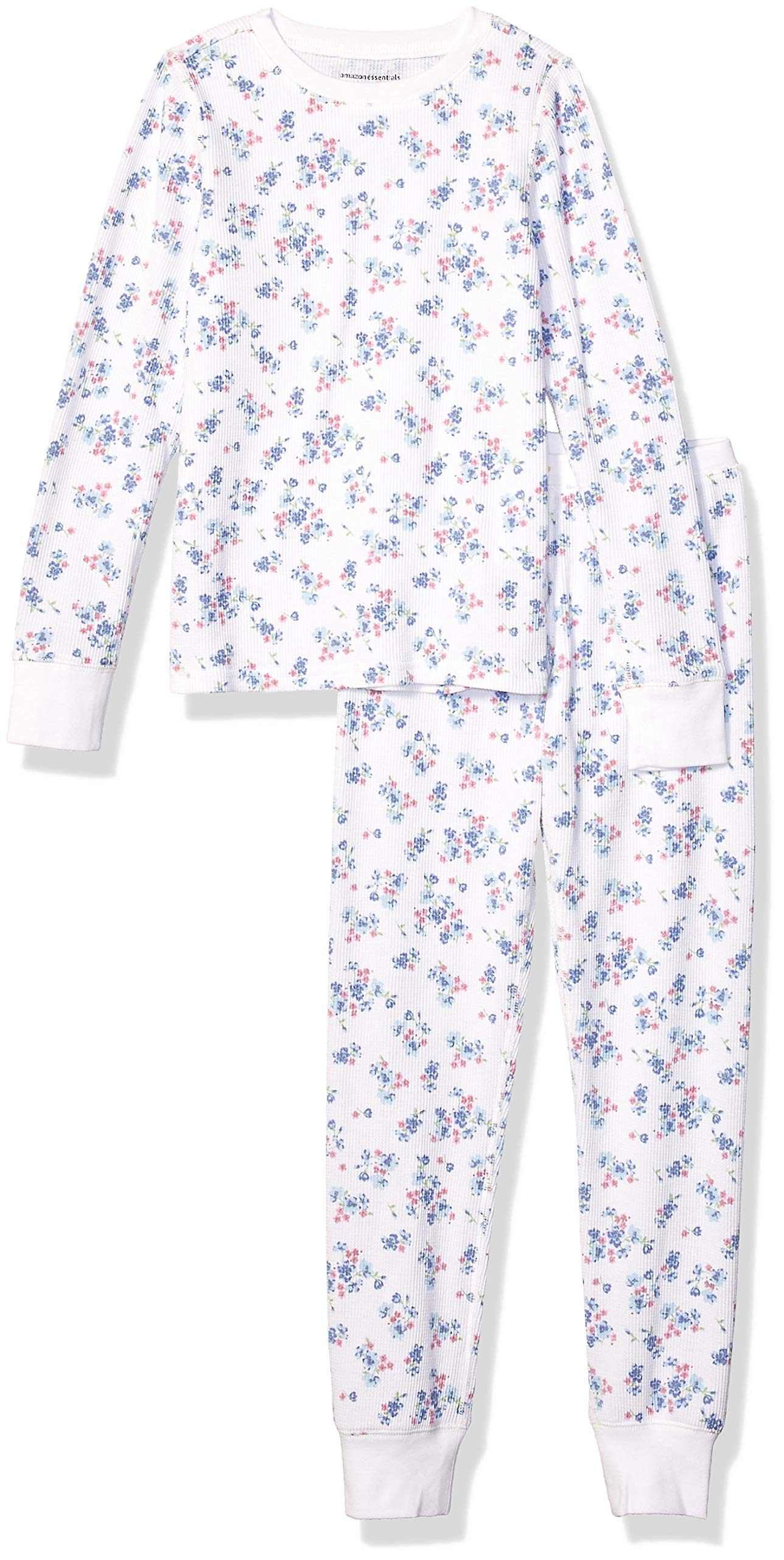 Amazon Essentials Girls & Toddlers' Thermal Long Underwear Set - Soft Fleece-Lined Winter Base Layer for Cold Weather - Perfect for Snow Play, Skiing & Outdoor Activities
