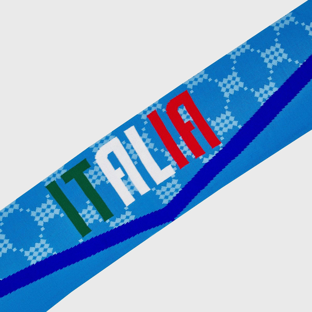 Official Macron Italy Rugby Team Text Scarf - Premium Fan Gear for Match Days & Travel - Perfect for Rugby Games, Supporters & Cold Weather