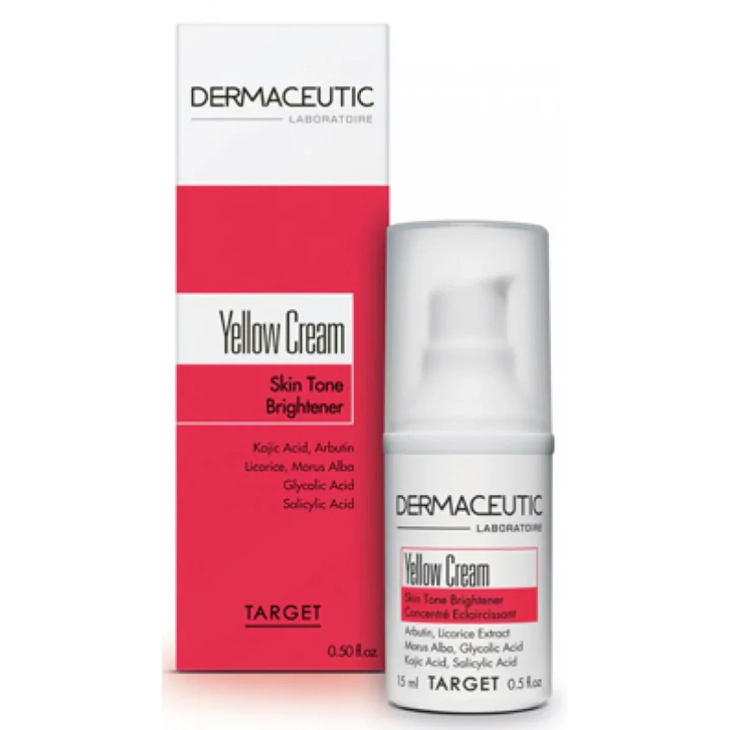 DERMACEUTIC Yellow Cream - Brightening & Anti-Aging Treatment for Dark Spots & Wrinkles - 15ml | Professional Skincare for Hyperpigmentation & Fine Lines | Perfect for Daily Anti-Aging Routine & Evening Skin Repair