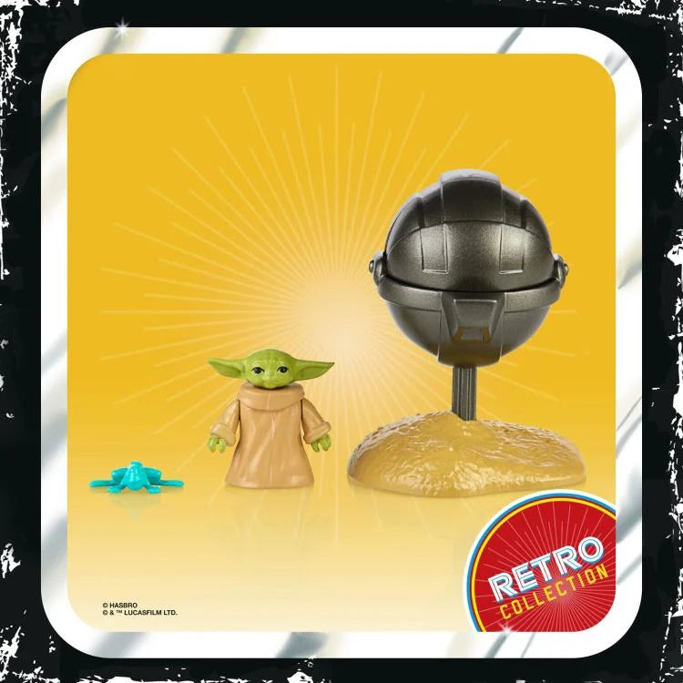 Star Wars Retro Collection The Child (Baby Yoda) Action Figure - Vintage Style Collectible Toy for Fans & Gift Idea - Perfect for Display, Play, and Star Wars Merchandise Collection