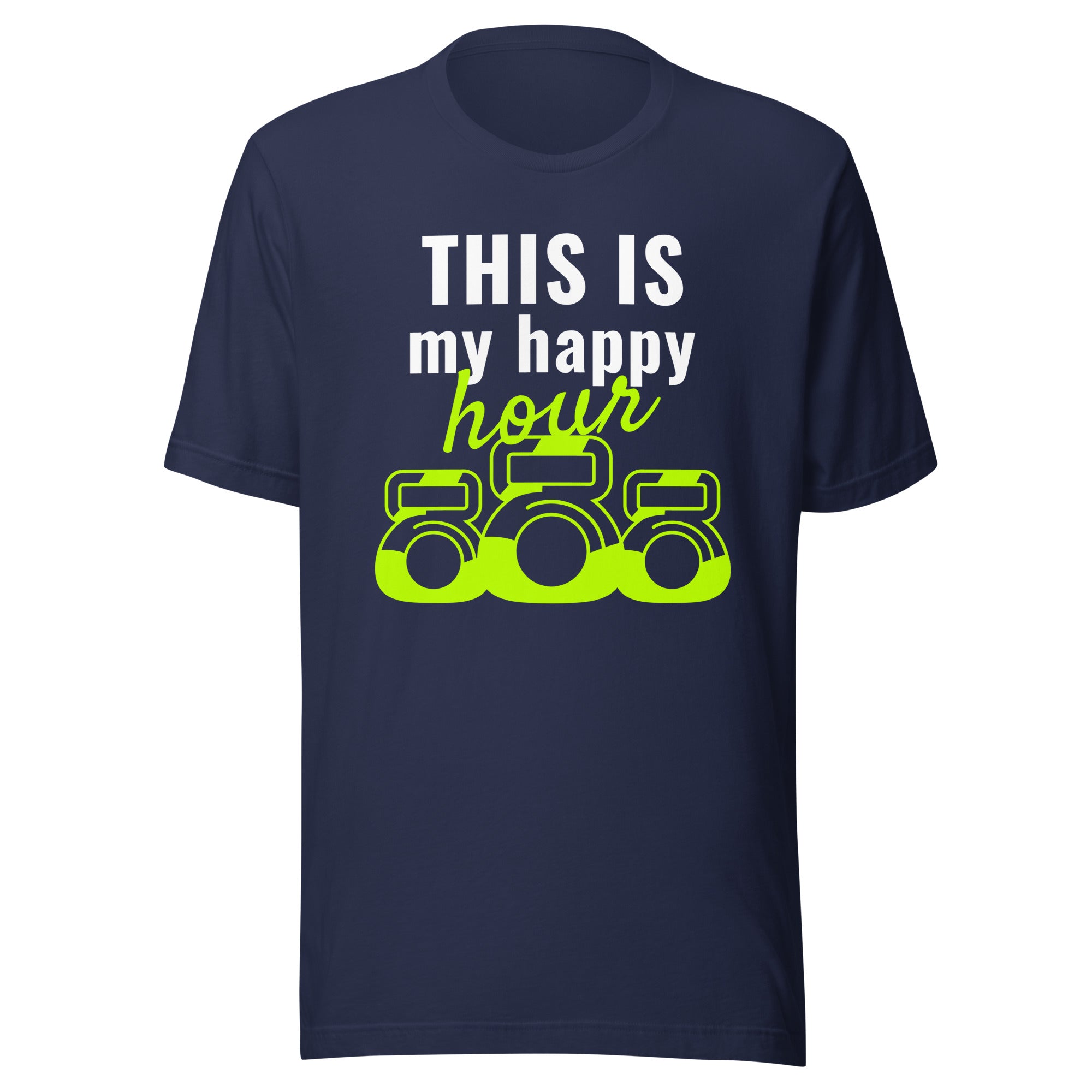 This Is My Happy Hour Workout Unisex T-Shirt - Comfortable Gym & Casual Wear for Men and Women