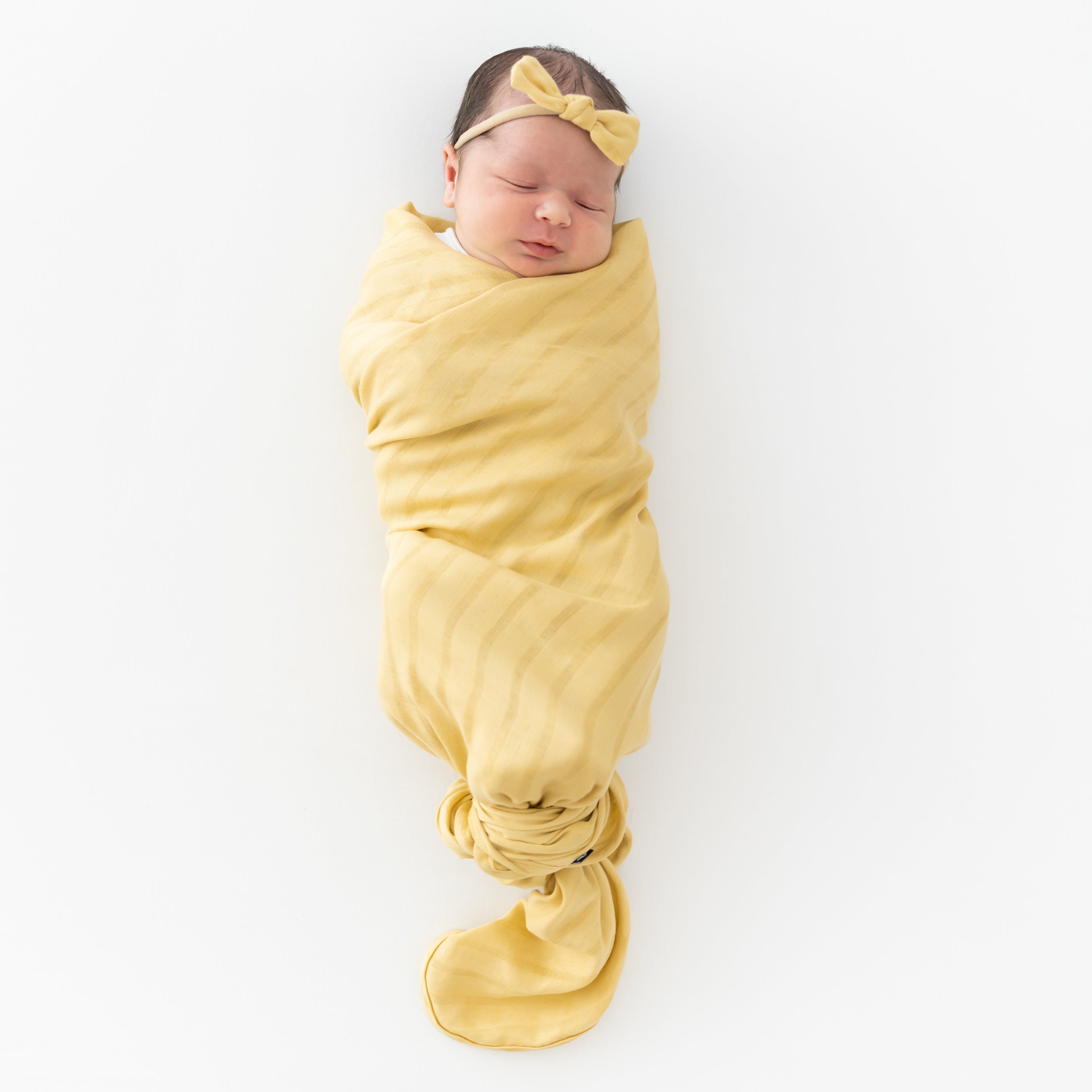 Soft Bamboo Muslin Swaddle Blanket - Breathable & Organic Baby Wrap for Newborns - Perfect for Swaddling, Nursing Cover & Stroller Blanket - Sandcastle Color
