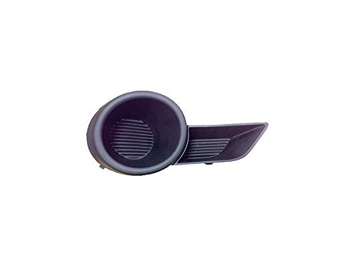 Right Passenger Side Fog Light Cover - Textured - Fits 2008-2010 Toyota Highlander (No Fog Lights/Towing Pkg) - Replacement Car Part for Enhanced Vehicle Protection & Style
