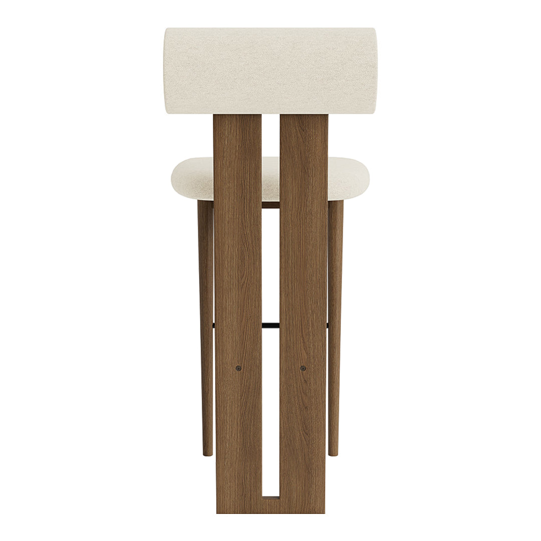 Sturdy Wooden Hippo Counter Chair for Kids - Adjustable Height Bar Stool with Backrest - Perfect for Kitchen Islands, Breakfast Bars & Playrooms