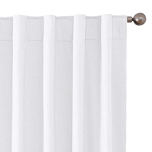 Faux Linen - Pure White