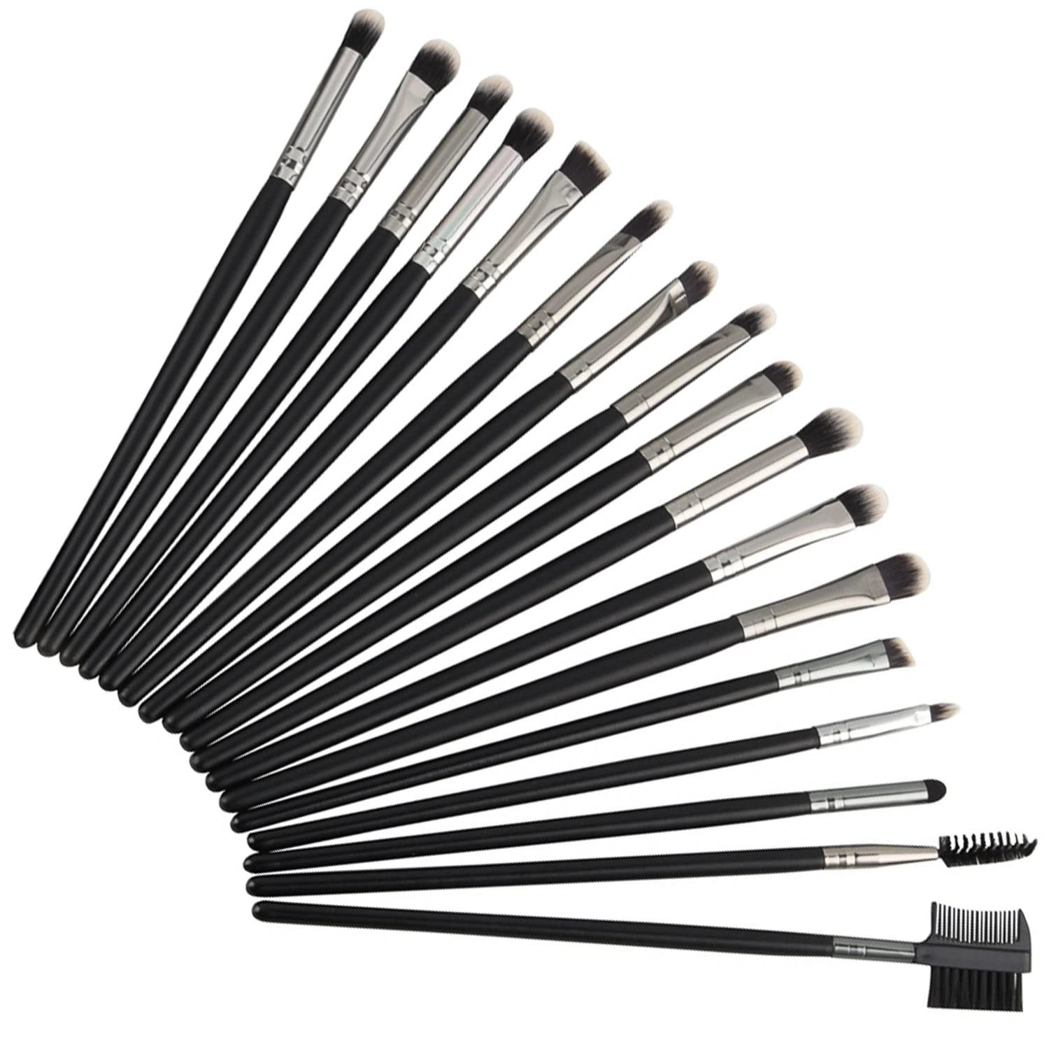AVTY 24-Piece Professional Makeup Brush Set - Premium Synthetic Kabuki Foundation Blending Eyeshadow Brushes for Face & Eye Makeup Application | Complete Cosmetic Kit with Travel Case | Perfect for Beginners, Makeup Artists & On-the-Go Beauty