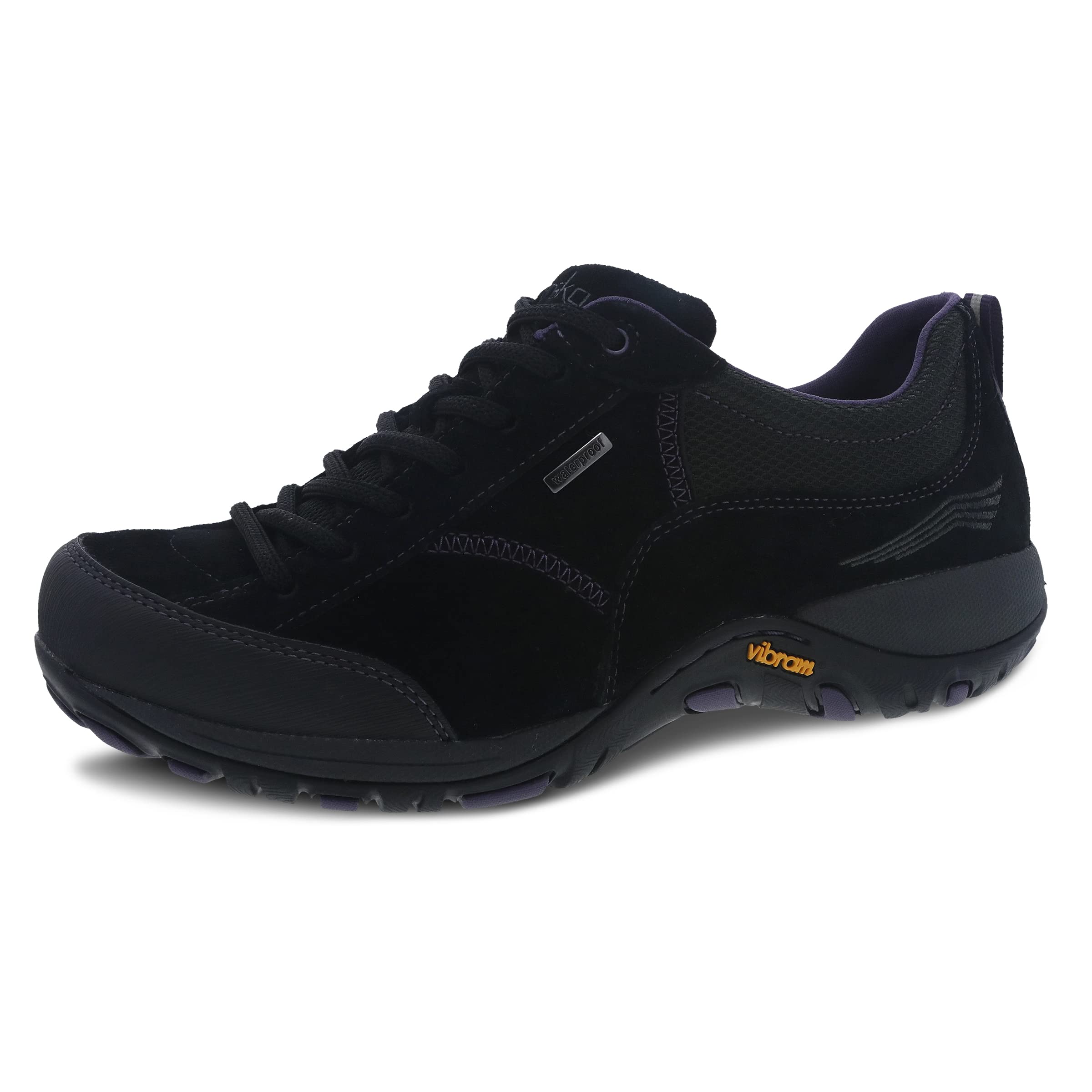 Dansko Women's Paisley Waterproof Outdoor Sneakers - Comfortable Breathable Walking Shoes with Arch Support - Slip Resistant Rubber Outsole for Hiking & Trail Walking - Perfect for Outdoor Adventures, Travel & Daily Wear