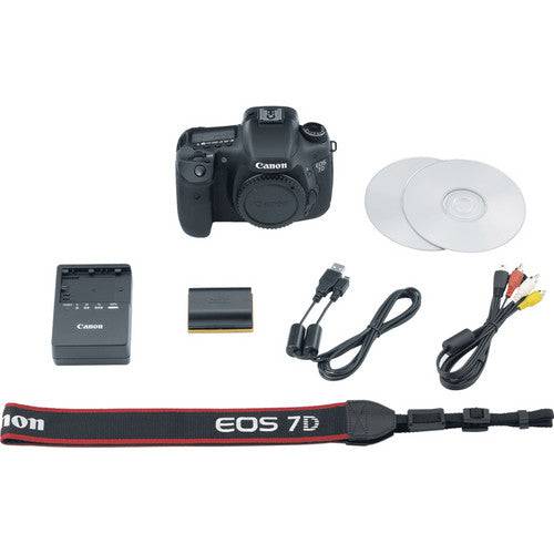 Canon EOS 7D DSLR Camera Bundle with 28-135mm IS USM Lens, 75-300mm III Lens & 500mm Preset Lens - Professional Photography Kit for Wildlife, Sports & Travel Photography