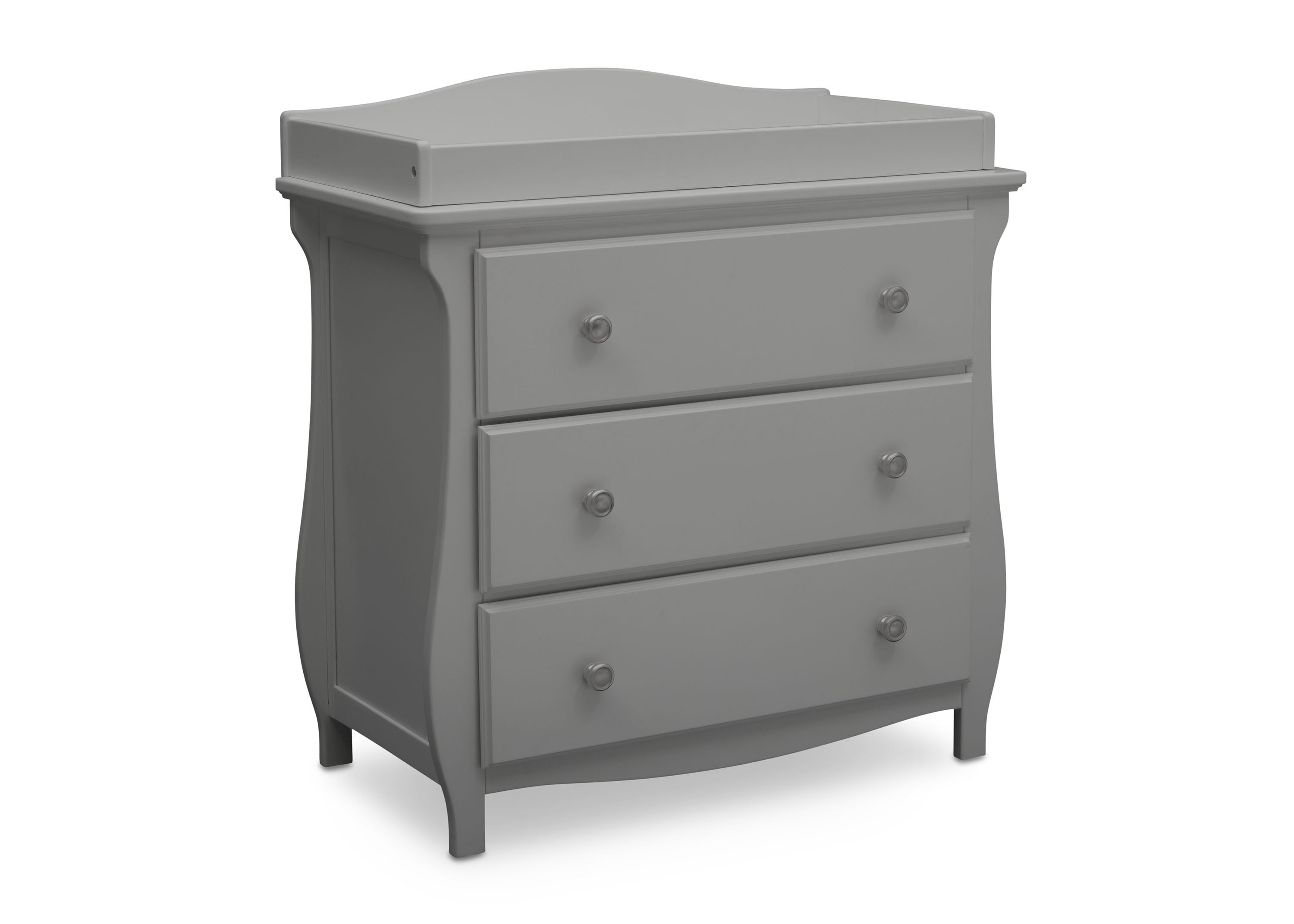Lancaster 3 Drawer Dresser with Changing Table Top & Secure Interlocking Drawers - Perfect Nursery Storage Solution for Baby Clothes, Diapers & Essentials