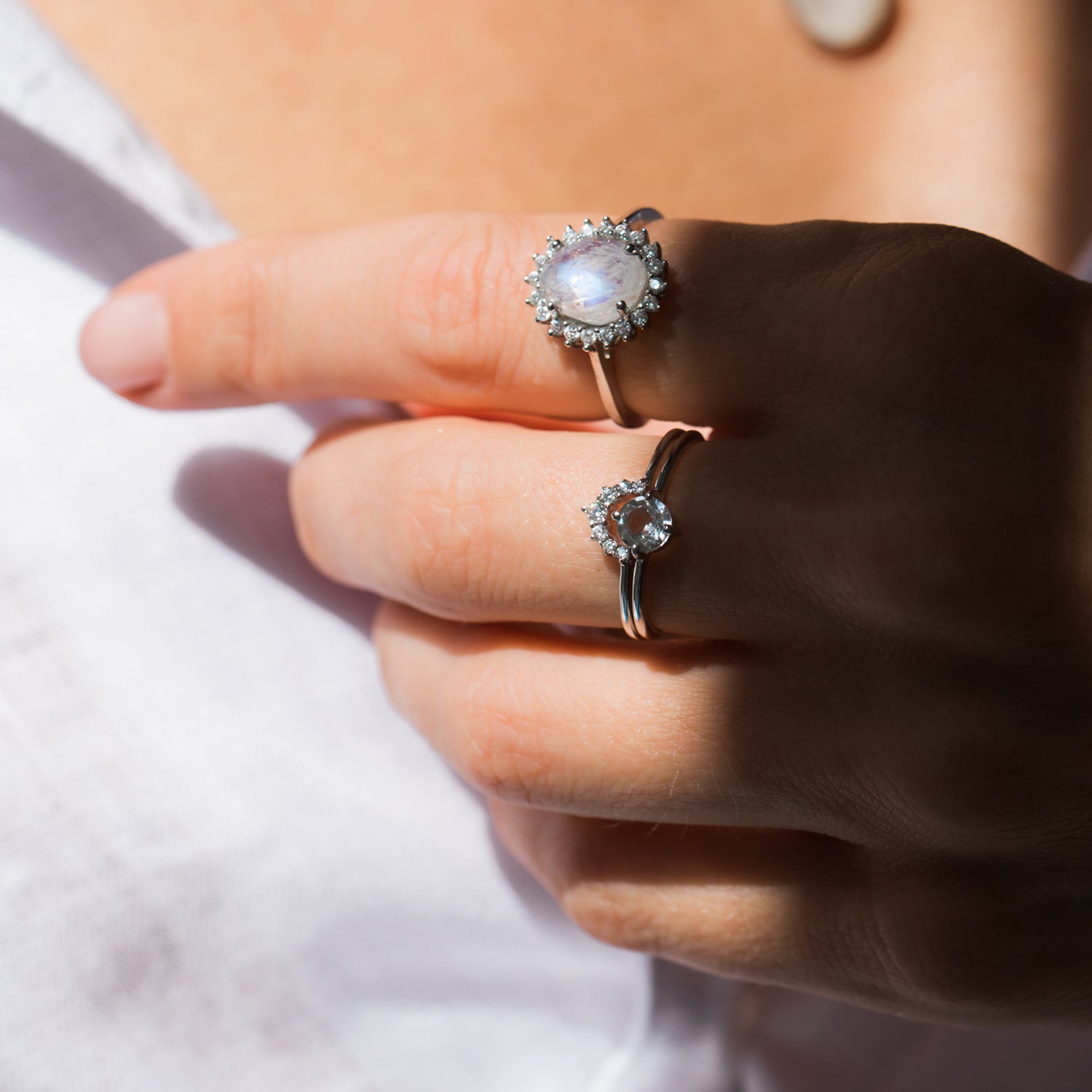 Rainbow CZ Silver Ring | Elegant Cubic Zirconia Jewelry for Women | Perfect for Parties, Weddings & Everyday Wear