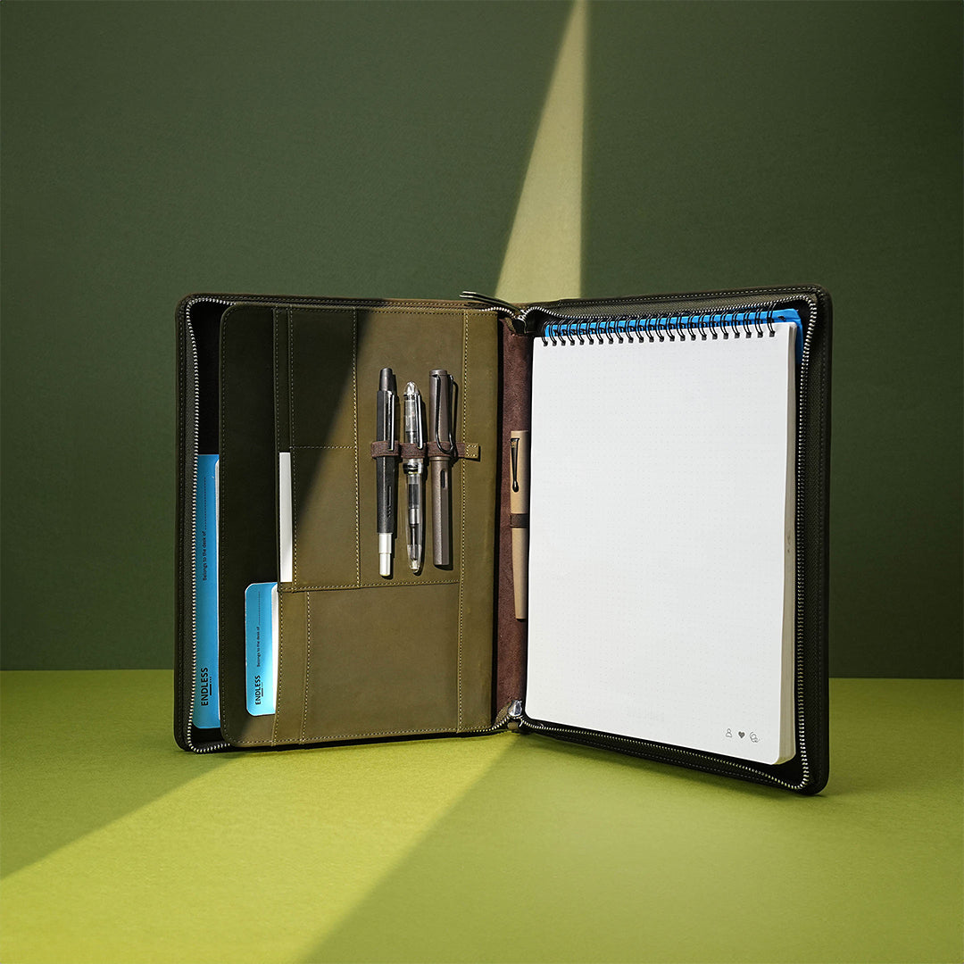 Endless Folio A4 Storyboard Spiral Notebook - Green | Sketchbook for Artists, Designers & Students | Perfect for Storyboarding, Note-Taking & Creative Projects