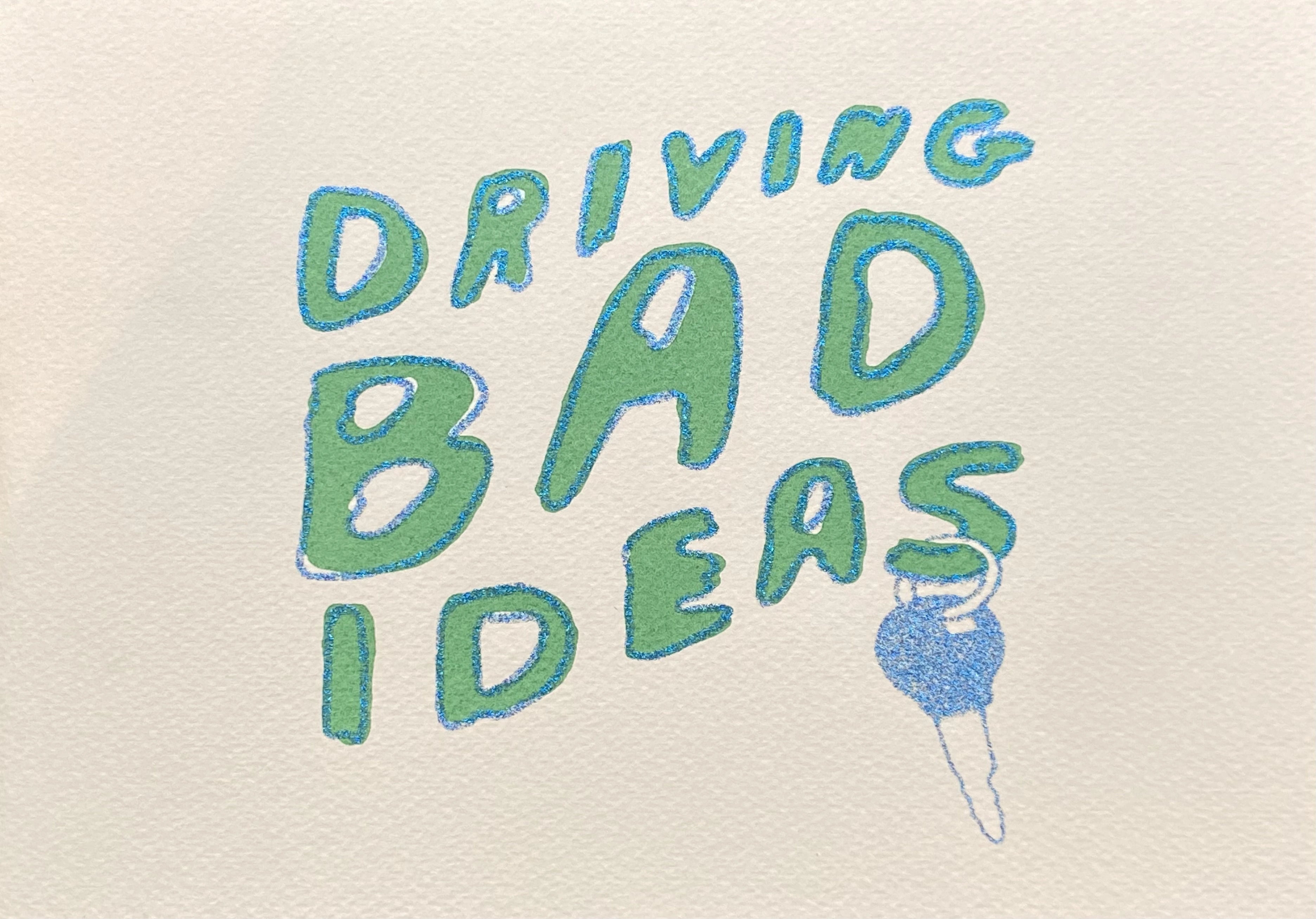 Driving Bad Ideas by Olivié Keck - Thought-Provoking Art Book for Creative Minds | Perfect for Home Decor, Office Inspiration & Gift Giving