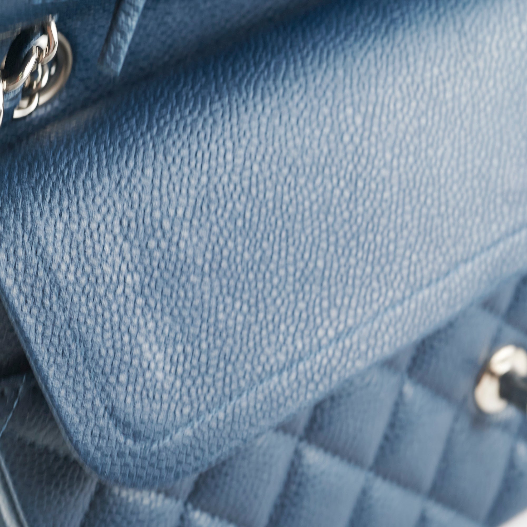 Chanel Medium/Large Double Classic Flap Bag in Navy Caviar Leather - Perfect for Work, Evening Events & Luxury Fashion Accessories