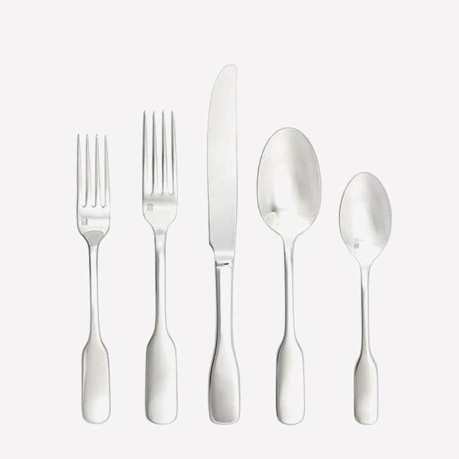 Fortessa Stainless Steel Ashton 20-Piece Flatware Set - Elegant Silverware for 4 with Gift Box - Perfect for Dinner Parties, Weddings & Formal Dining