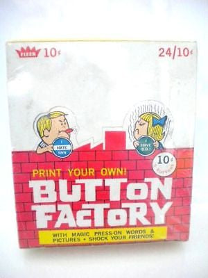 Vintage 1960s Button Factory Full Box - Rare Collectible Buttons for Sewing, Crafts & DIY Projects