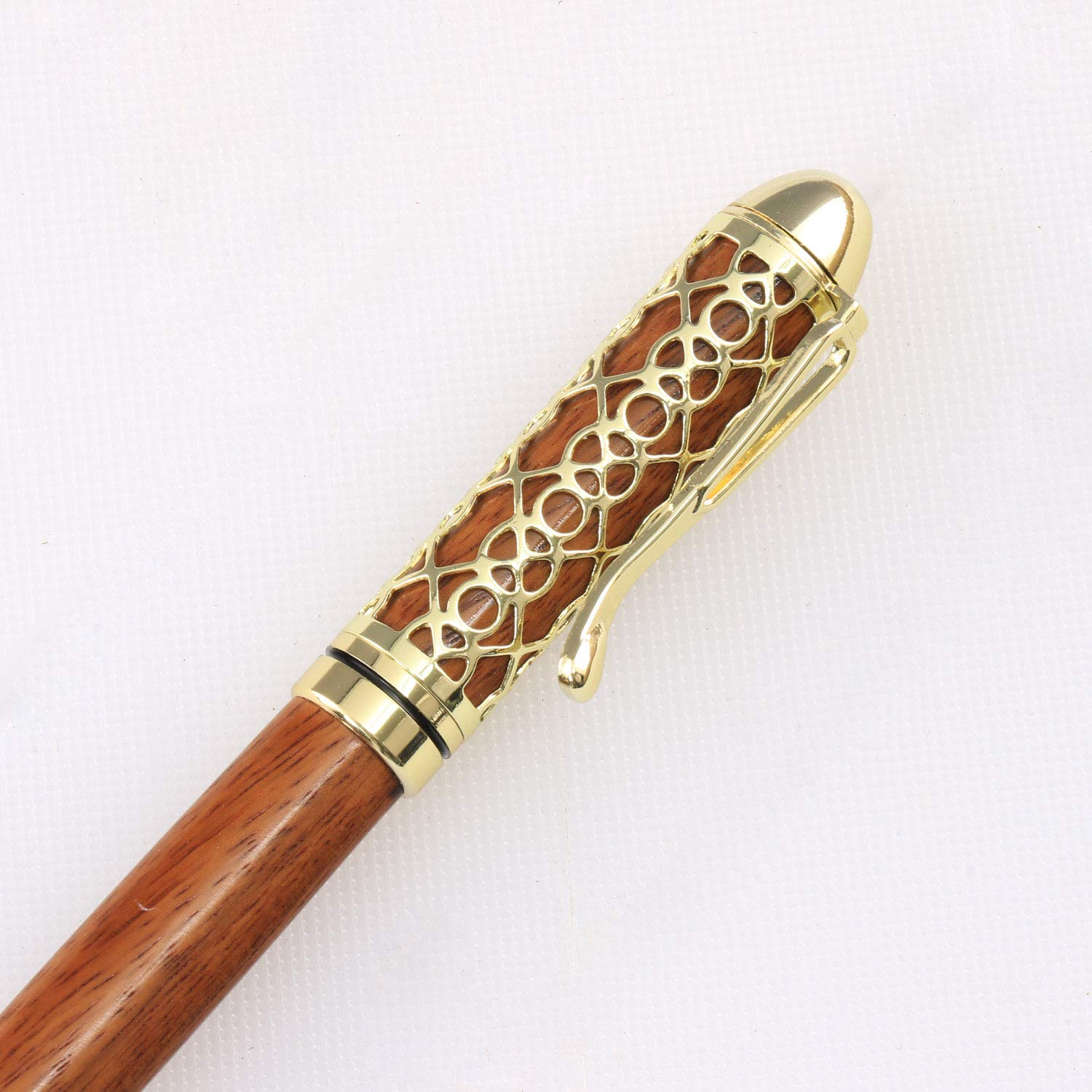 European Filigree Pen Kit - 6 Pack with Gold, Silver & Gun Metal Pens (2 Each) - Perfect for Calligraphy, Writing & Gifts