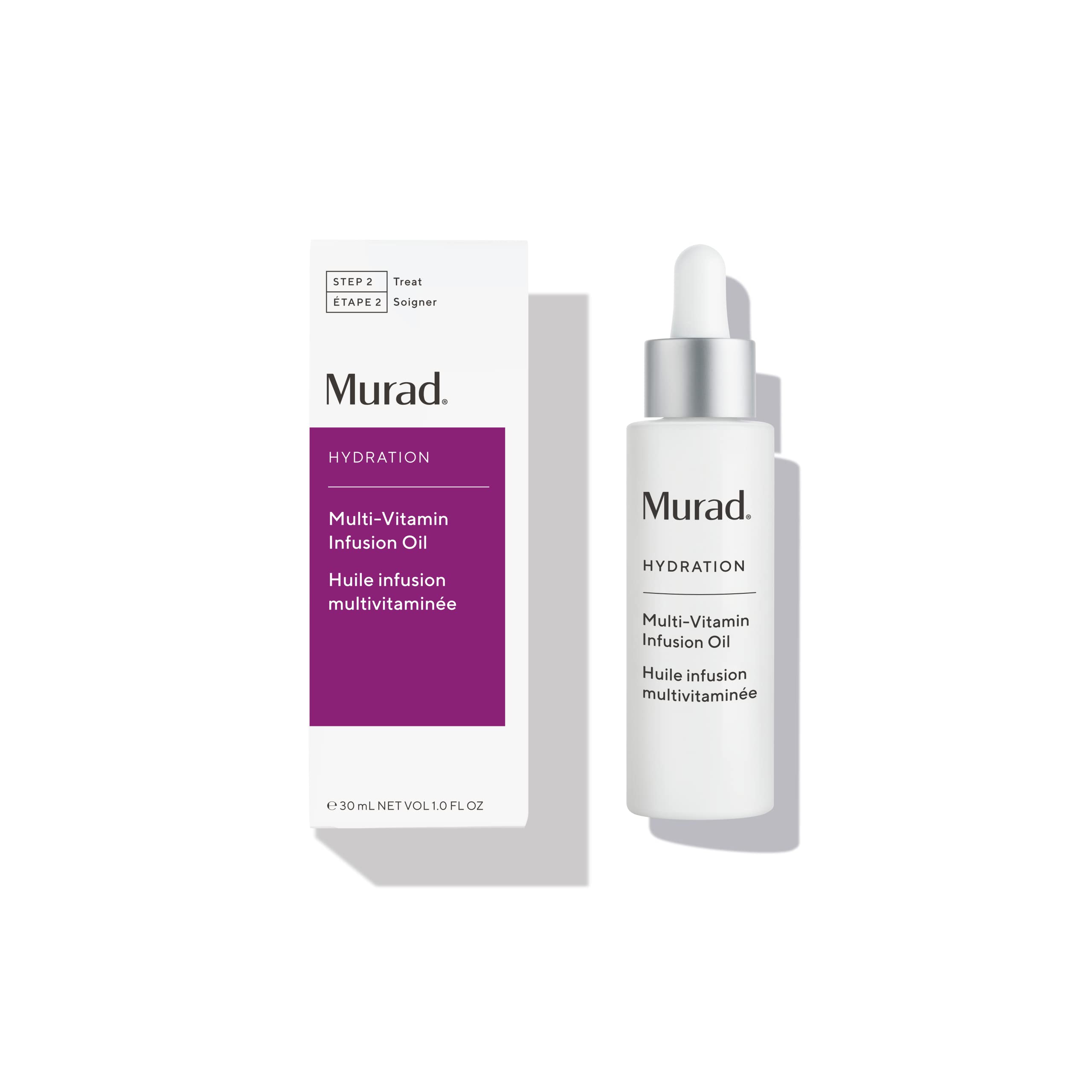 Murad Multi-Vitamin Infusion Facial Oil - Fast-Absorbing Hydration with Vitamins A-F - Clinically Proven Anti-Aging Treatment for Dry & Mature Skin - Perfect for Nighttime Skincare Routine & Daily Moisturizing