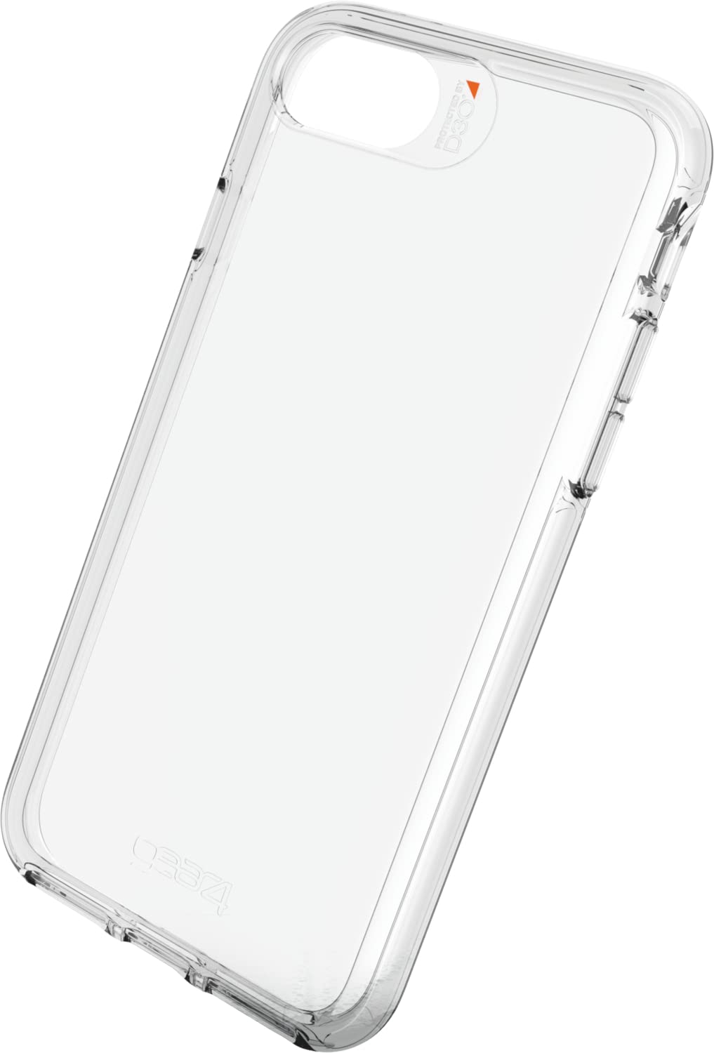 ZAGG Gear4 Crystal Palace Case for Apple iPhone SE (3rd/2nd/1st Gen), iPhone 8/7/6s/6 - Wireless Charging Compatible, MagSafe Support, Shockproof Clear Protective Cover - Perfect for Everyday Use, Travel & Outdoor Activities