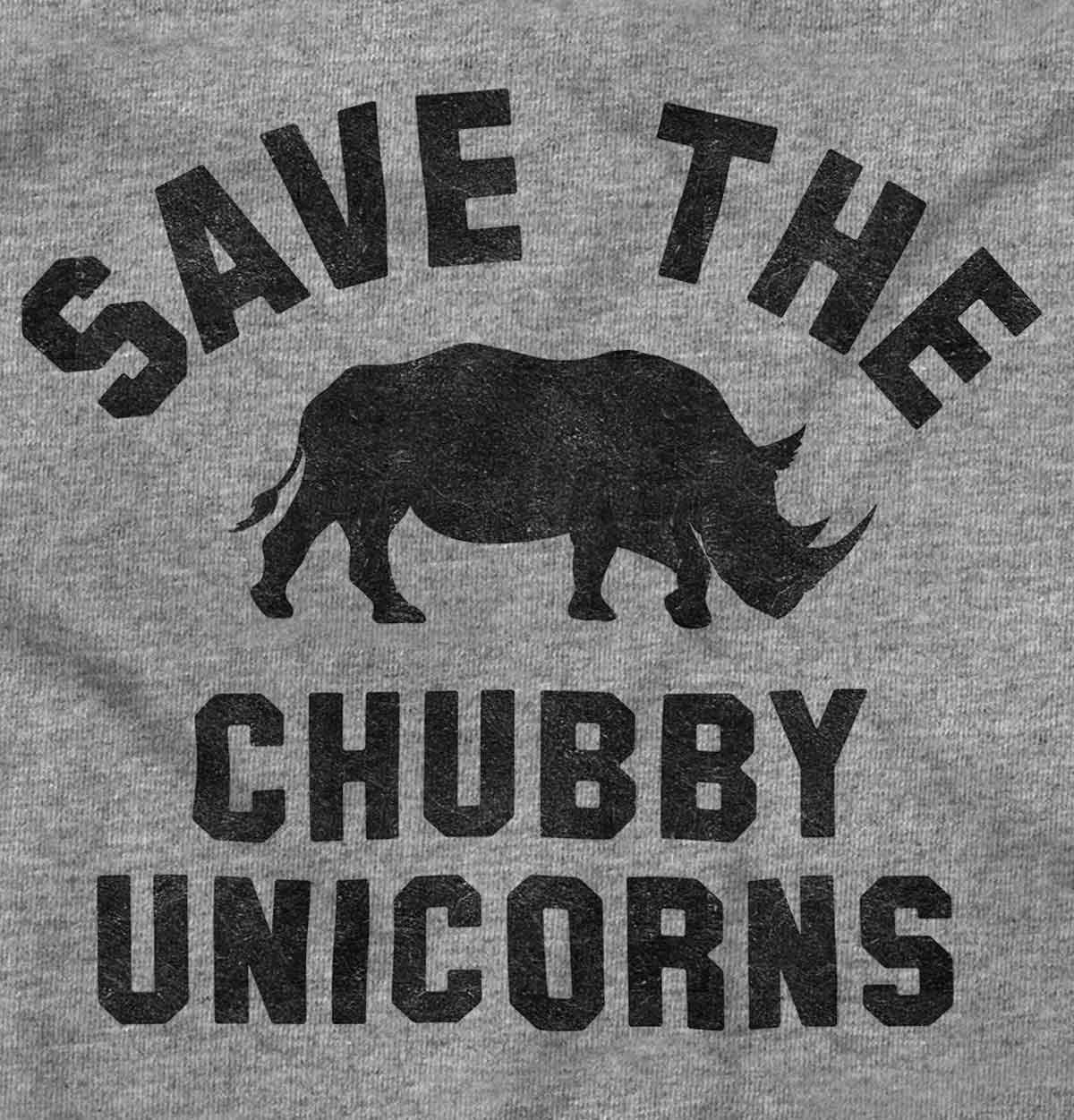 Save The Chubby Unicorns Fantasy Graphic Tank Top for Men & Women - Casual Summer Tee for Beach, Music Festivals & Cosplay