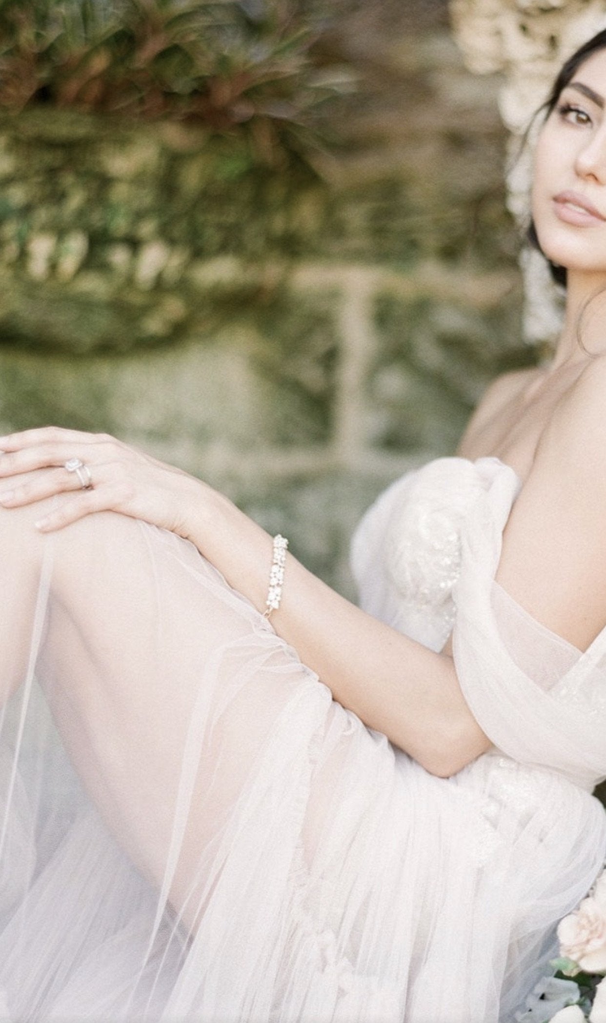 Elegant HANNAH Cubic Zirconia Bridal Bracelet for Women - Perfect for Weddings, Anniversaries & Special Occasions