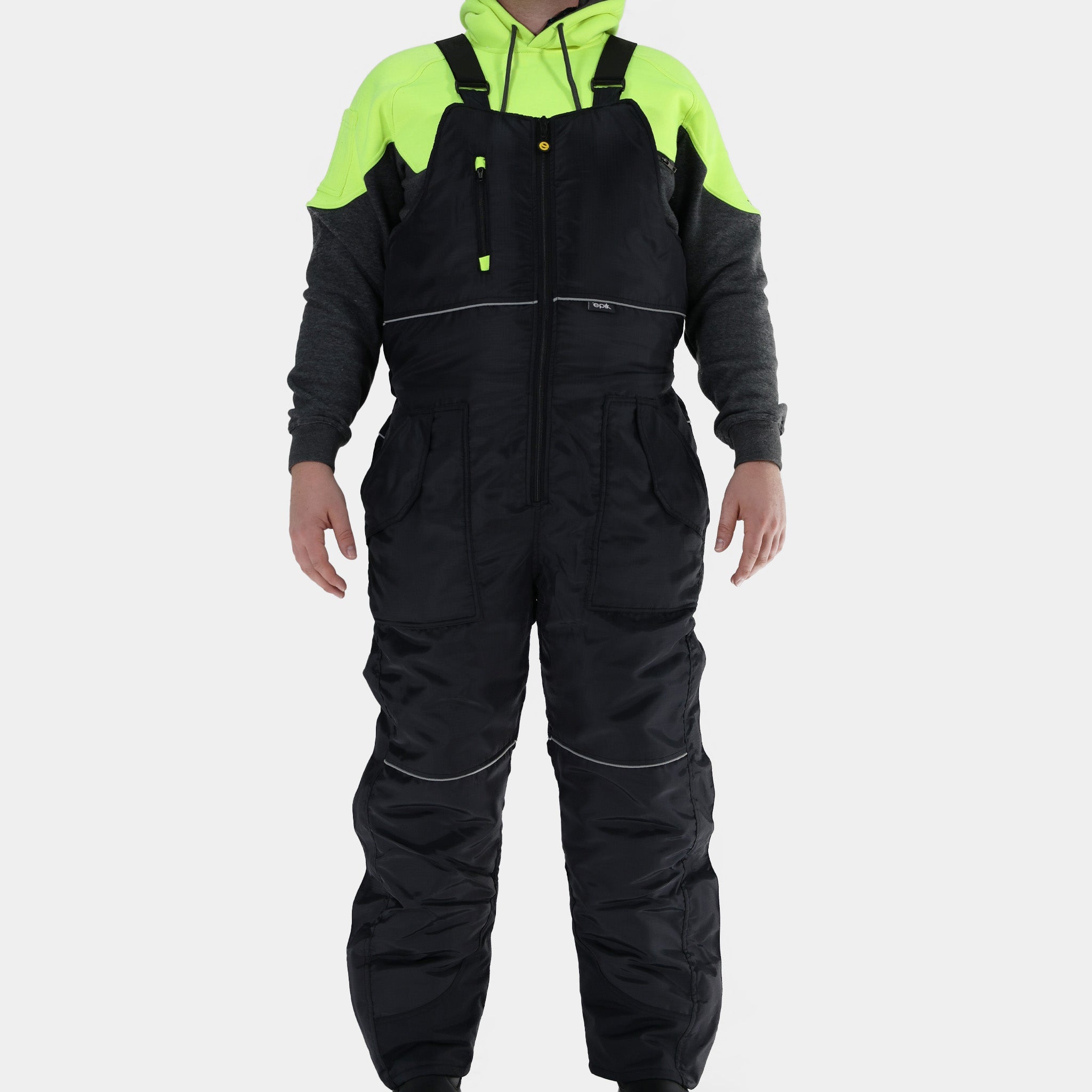 Reflex Bib Overalls - Durable Work Overalls for Men & Women - Comfortable & Adjustable for Construction, Farming & Outdoor Work