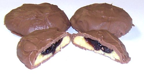 Scott's Cakes Milk Chocolate Covered Blueberry Butter Cookies - 1 Pound White Bakery Box | Gourmet Gift, Party Treats & Holiday Desserts