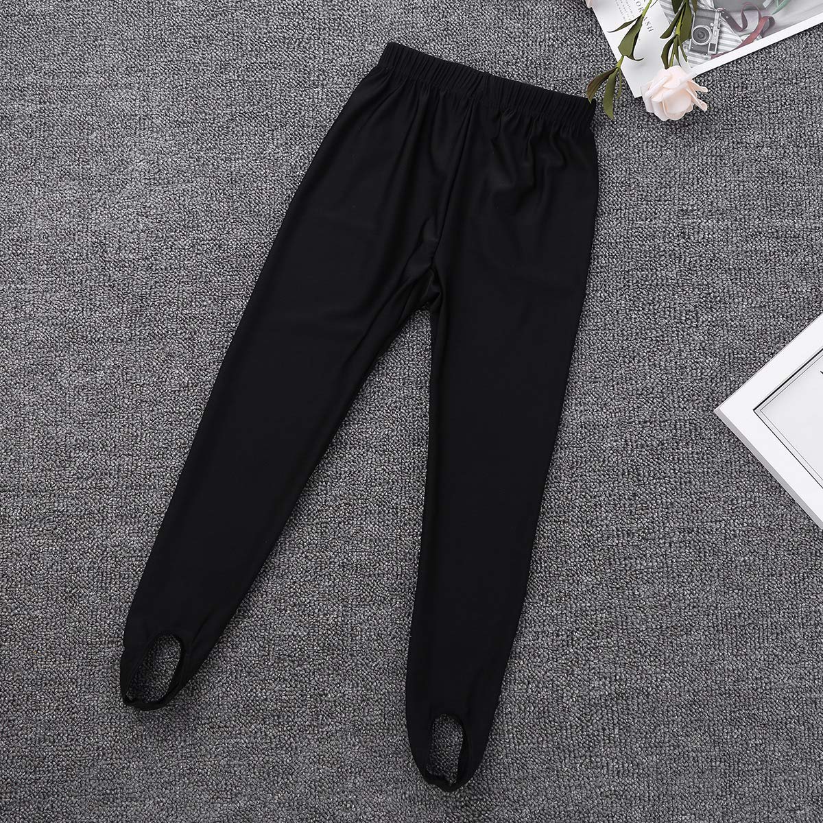 Unisex Kids Boys Girls Stirrup Pantyhose - Yoga Gymnastic Athletic Stockings Leggings Tights for Dance, Ballet & Sports Performance