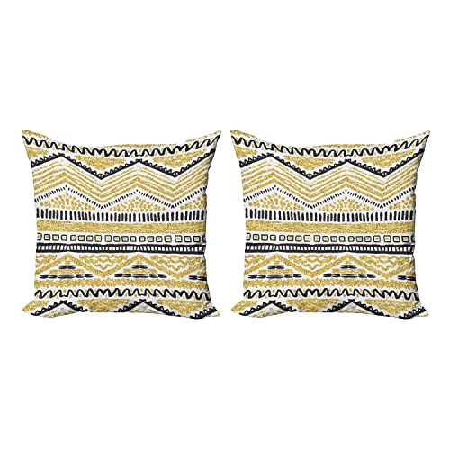 Yellow Black and White