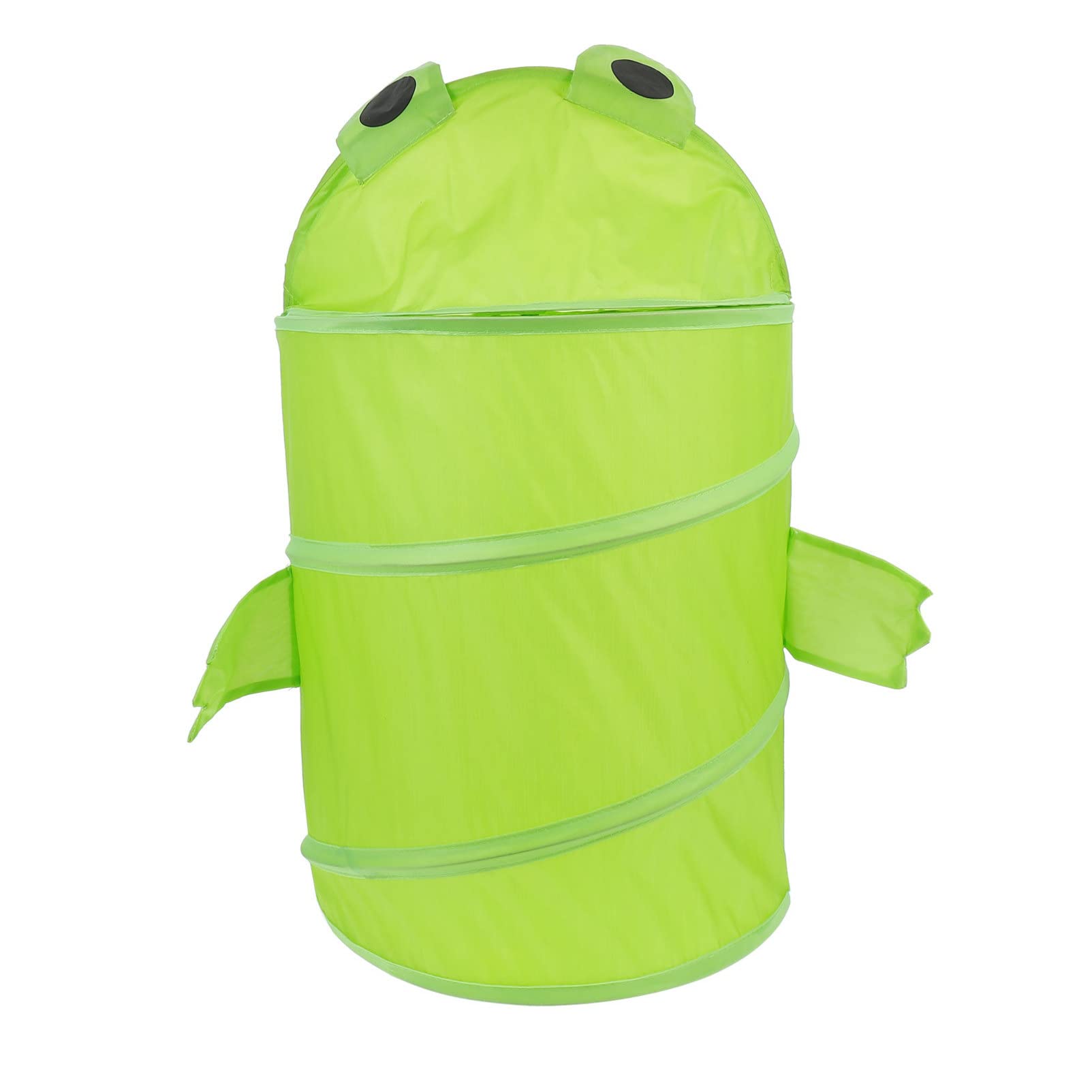 Zerodeko Mesh Laundry Hamper - Foldable Frog-Shaped Cartoon Clothes Storage Basket for Toys, Blankets & Household Items | Perfect for Kids' Room, Nursery & Laundry Organization