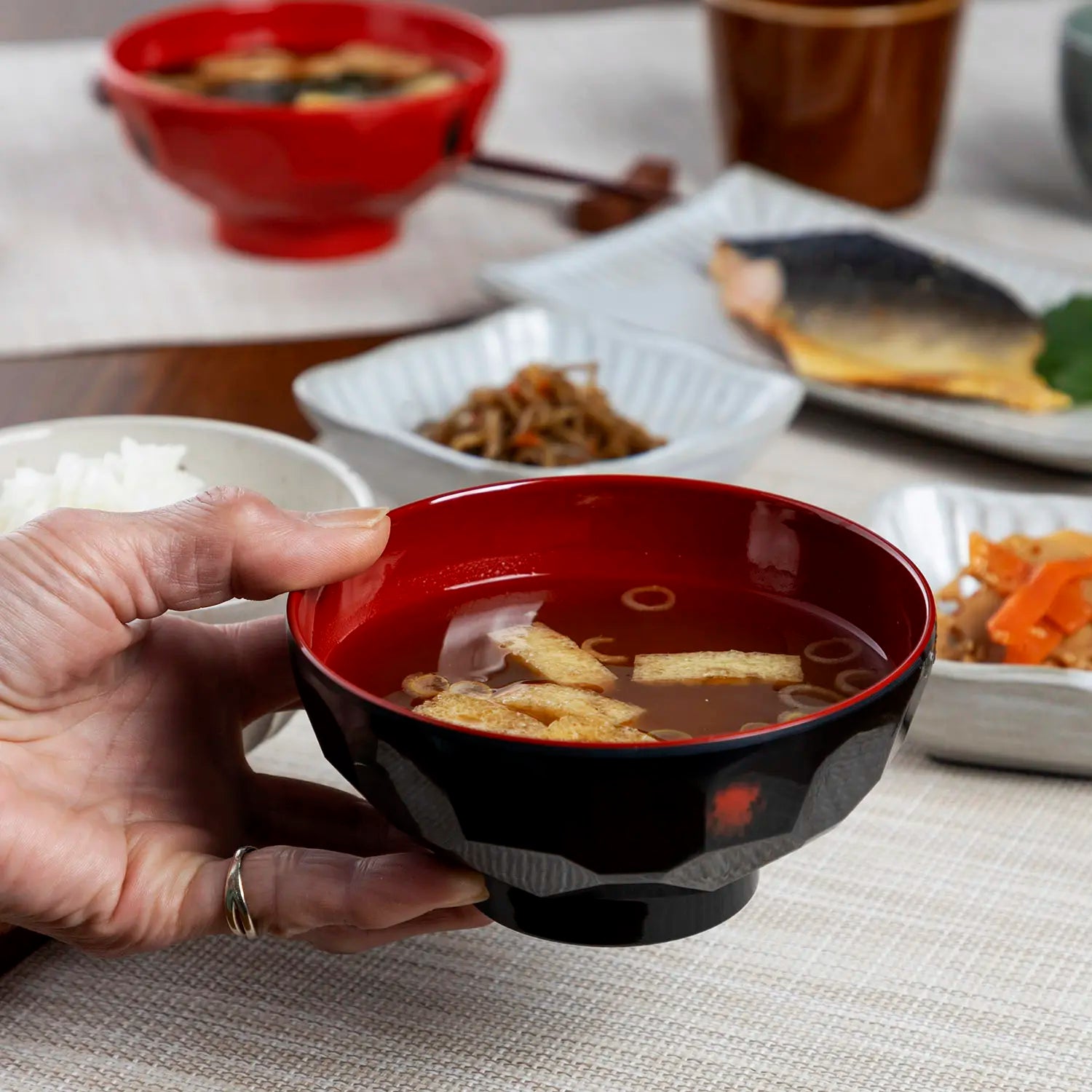 Premium Melamine Kikko Pattern Soup Bowl - 12cm (4.7